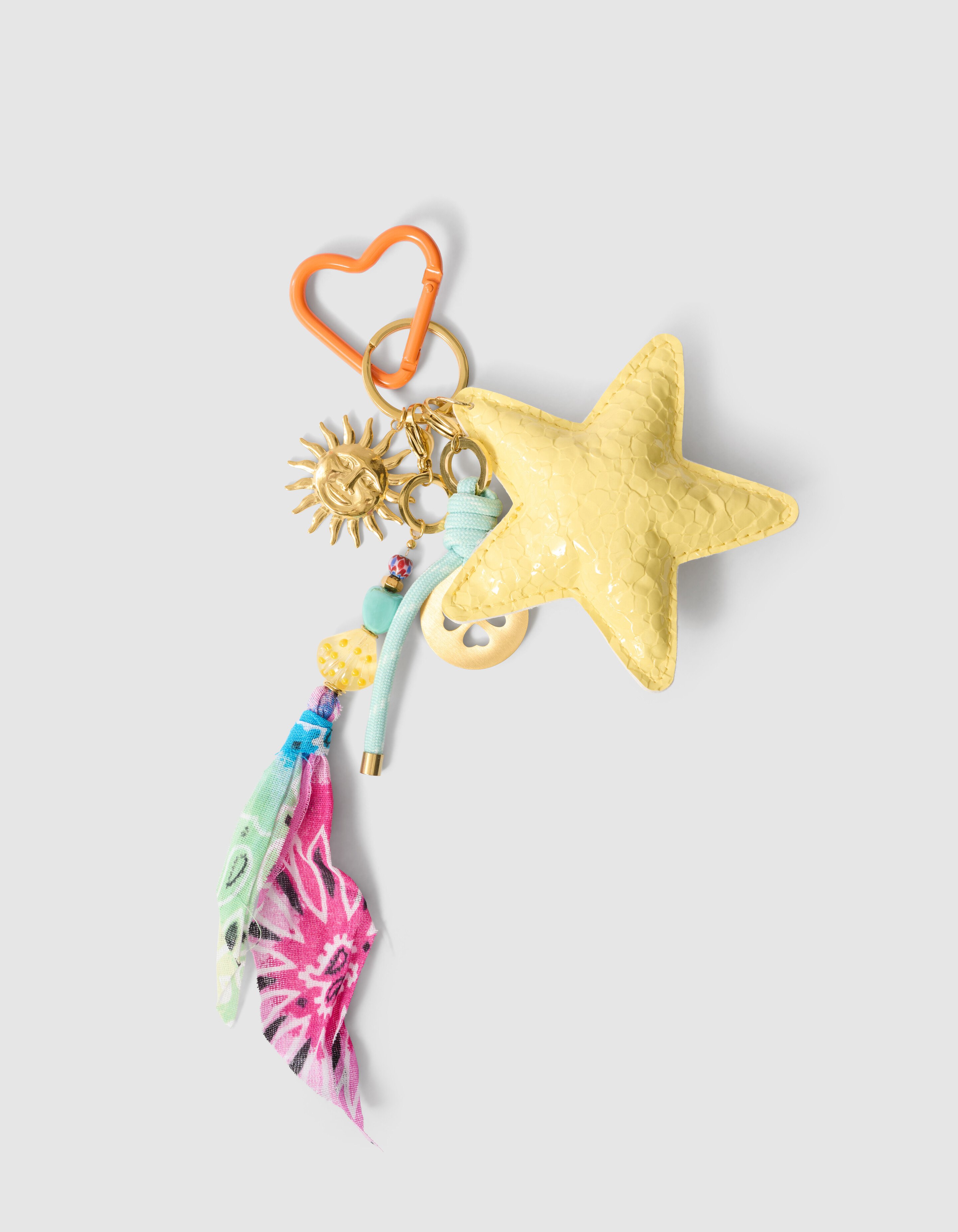 Ster Bag Charm Geel SHOEBY ACCESSOIRES