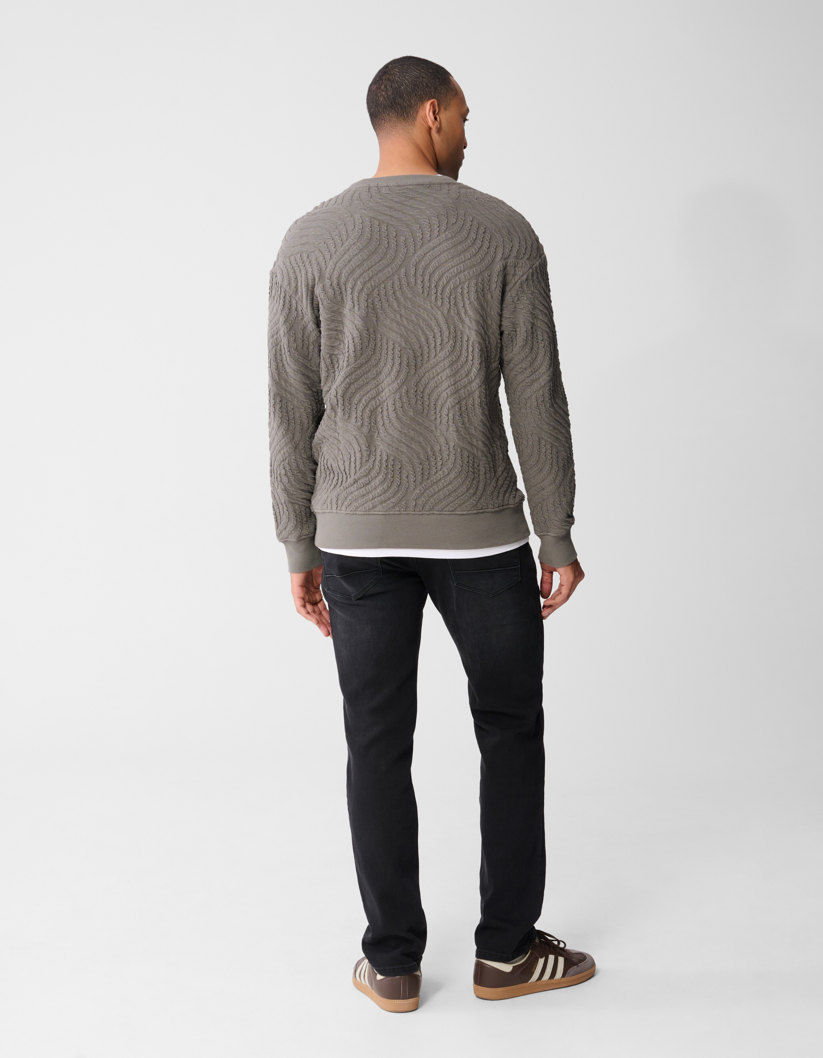 Straight Fit Jeans Donkergrijs L32 SHOEBY MEN