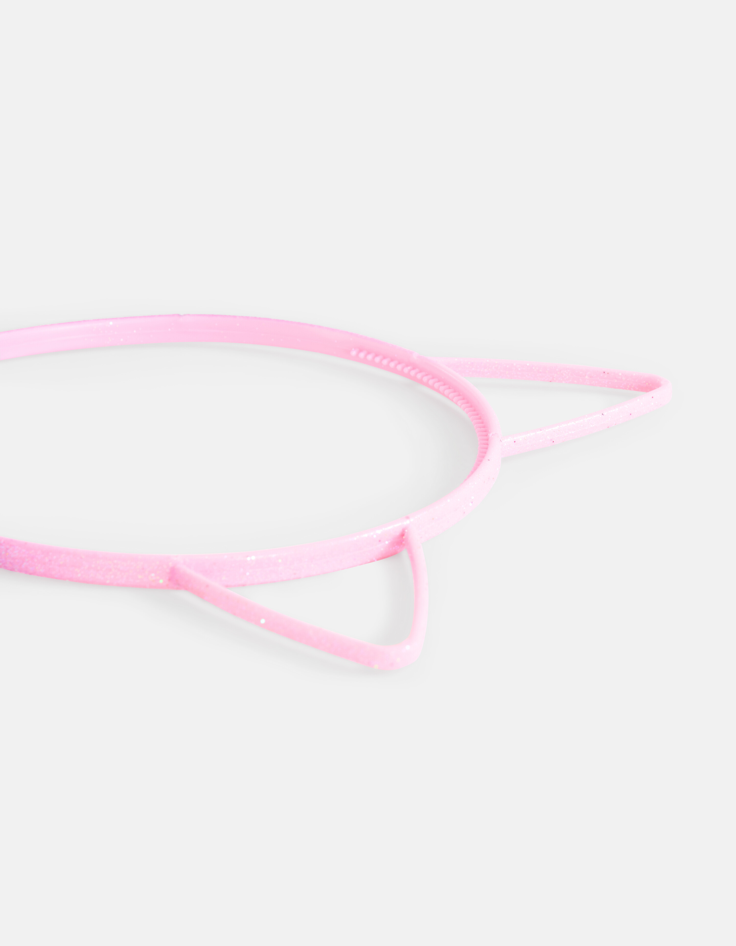 Glitter Katten Haarband Roze SHOEBY ACCESSOIRES