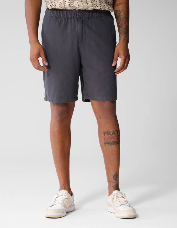 Structuur Short Donkergrijs SHOEBY MEN