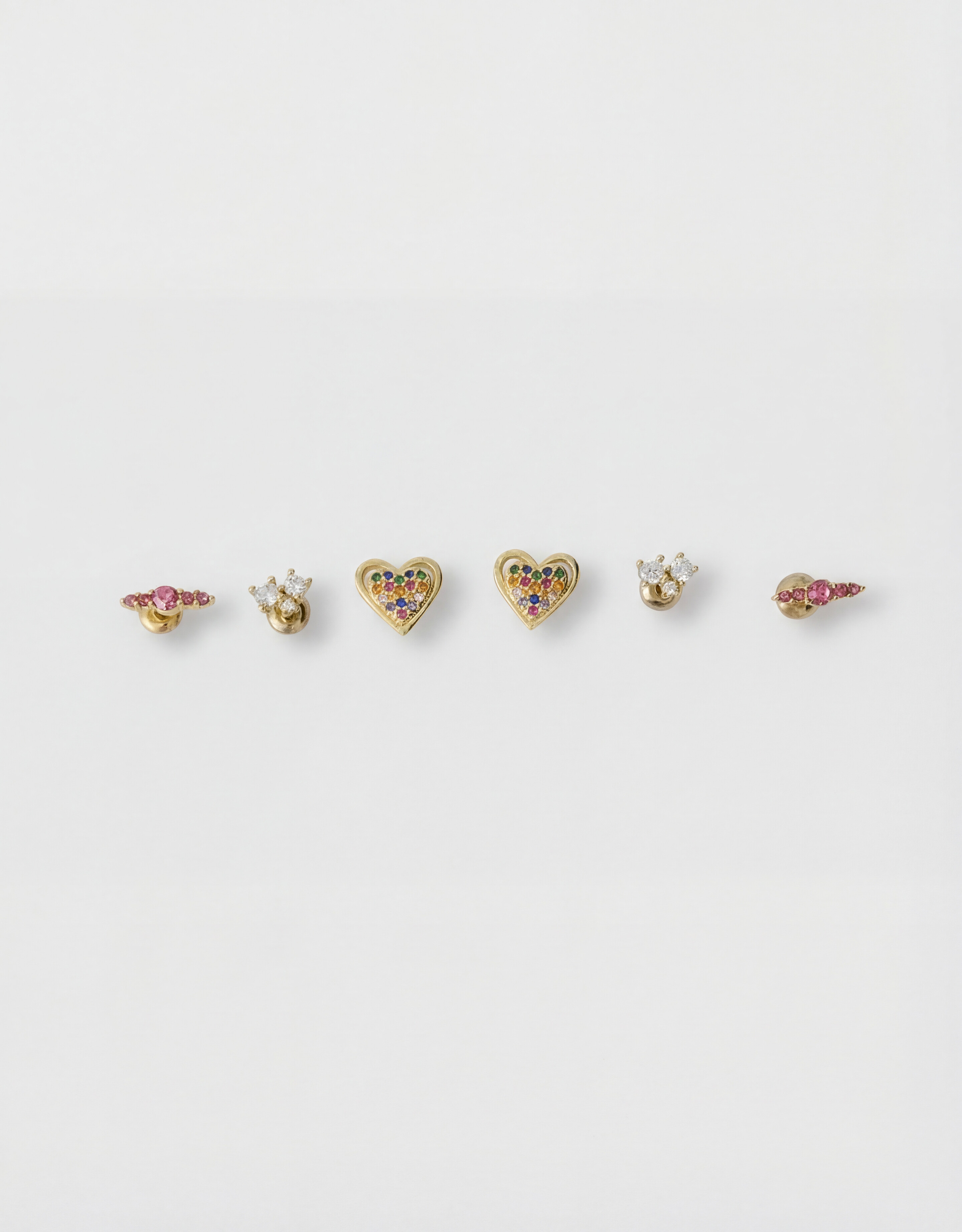 Strass Oorbellen Set Goud SHOEBY ACCESSOIRES