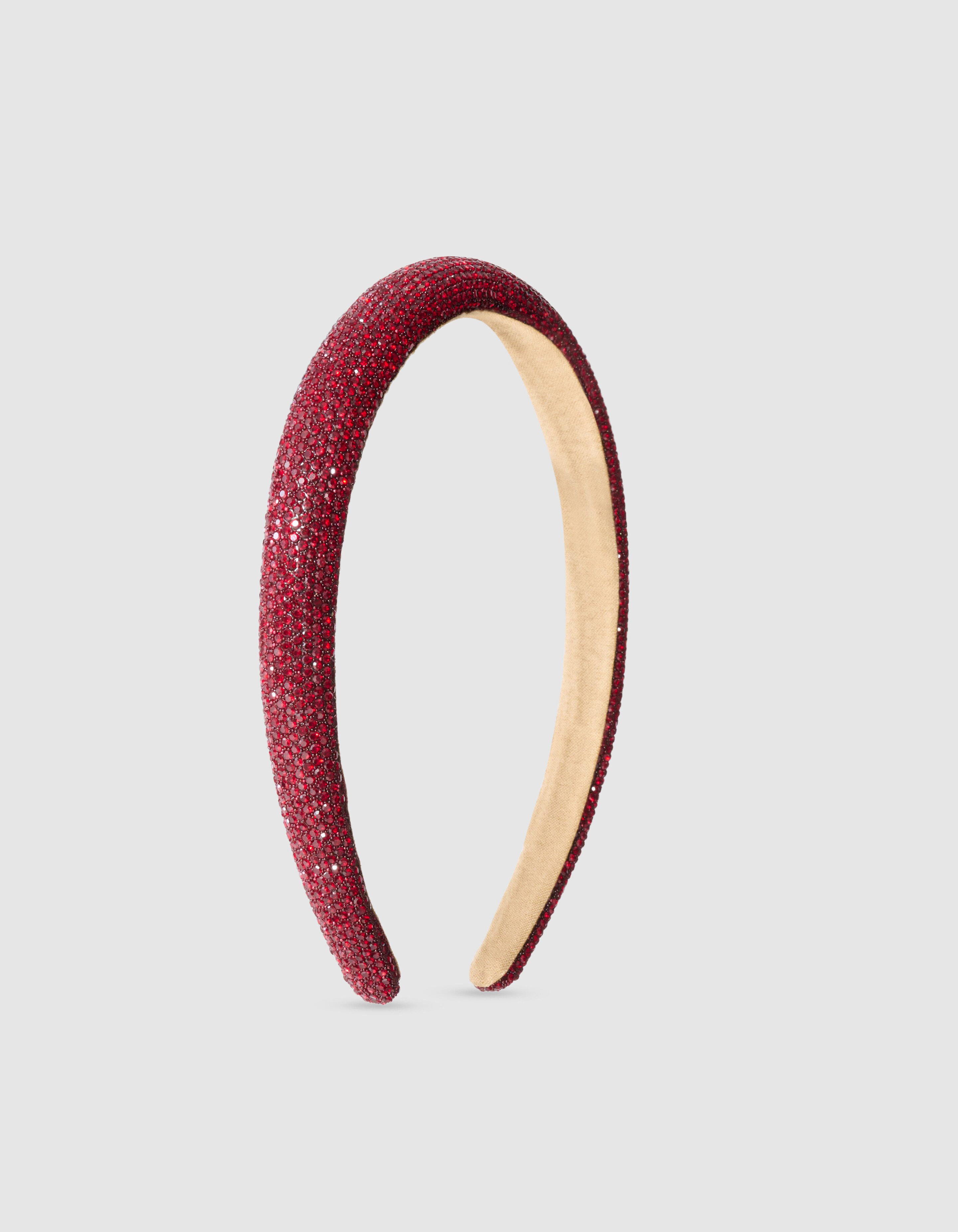 Strass Haarband Rood SHOEBY ACCESSOIRES