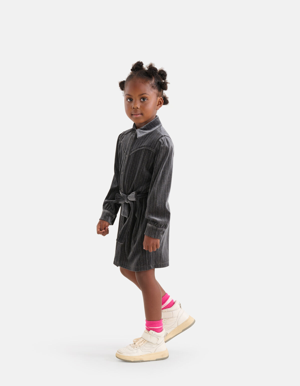 Glitter Jurk Donkergrijs SHOEBY GIRLS