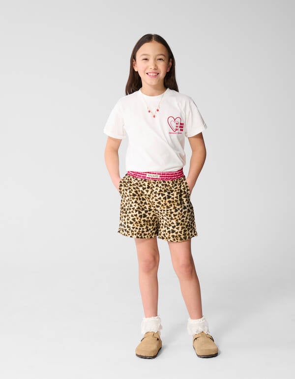Mix Leopard Short Lichtbruin SHOEBY GIRLS