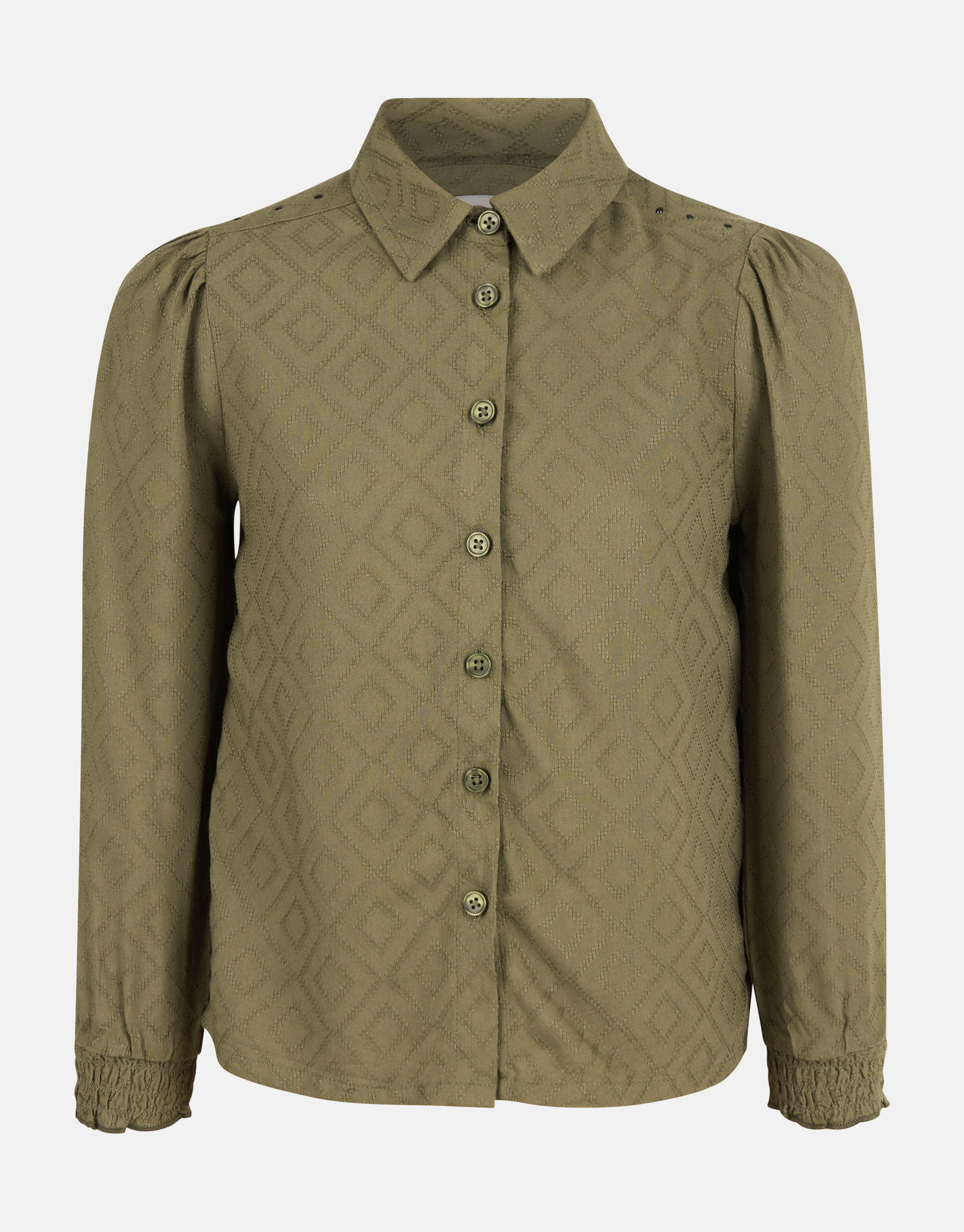 Stud Blouse Donkergroen SHOEBY GIRLS