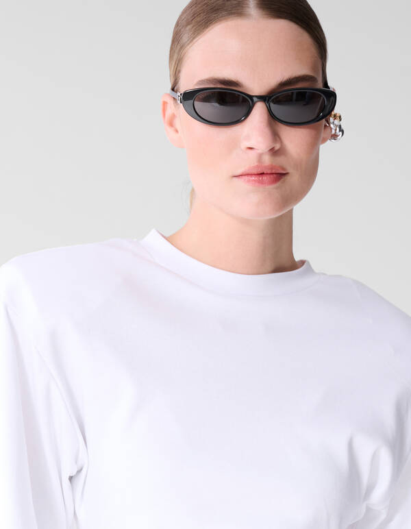 Waisted T-shirt Wit SHOEBY WOMEN