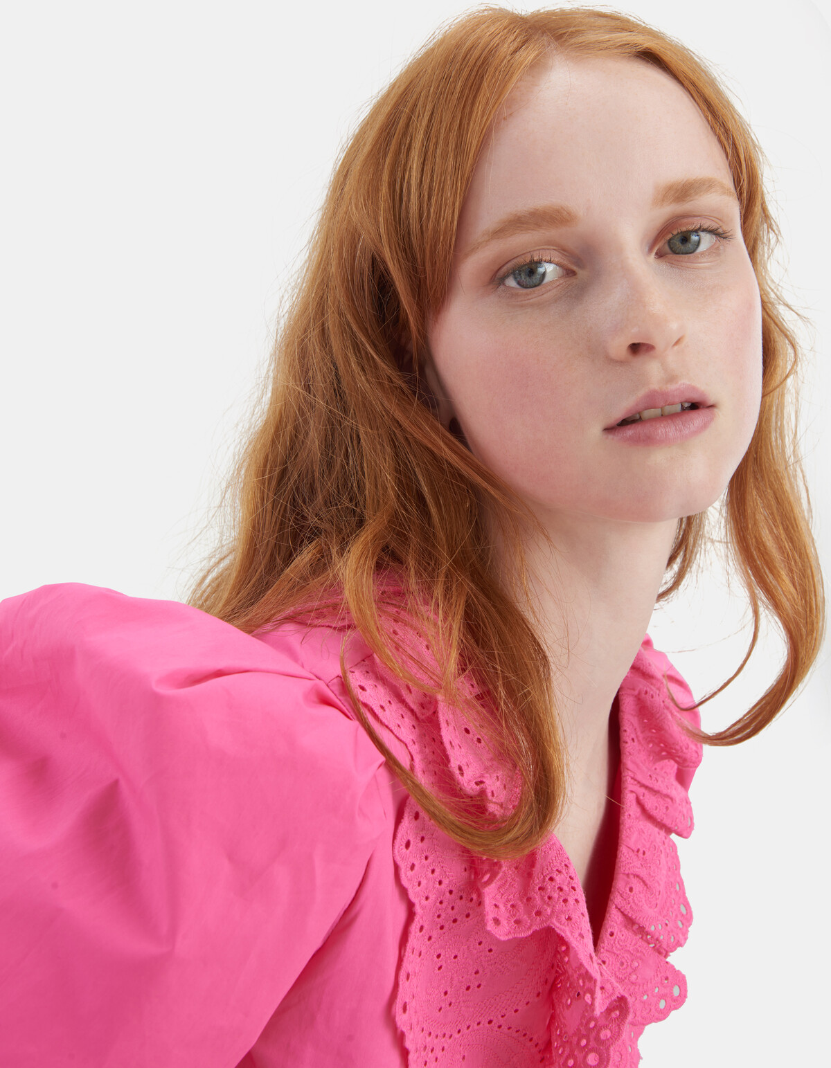 Collar Poplin Blouse