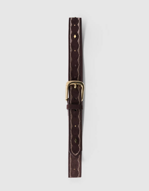 Triangle Western Riem Bruin SHOEBY ACCESSOIRES