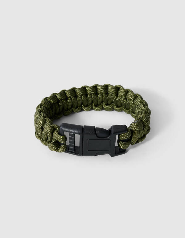 Geknoopte Armband Donkergroen SHOEBY ACCESSOIRES