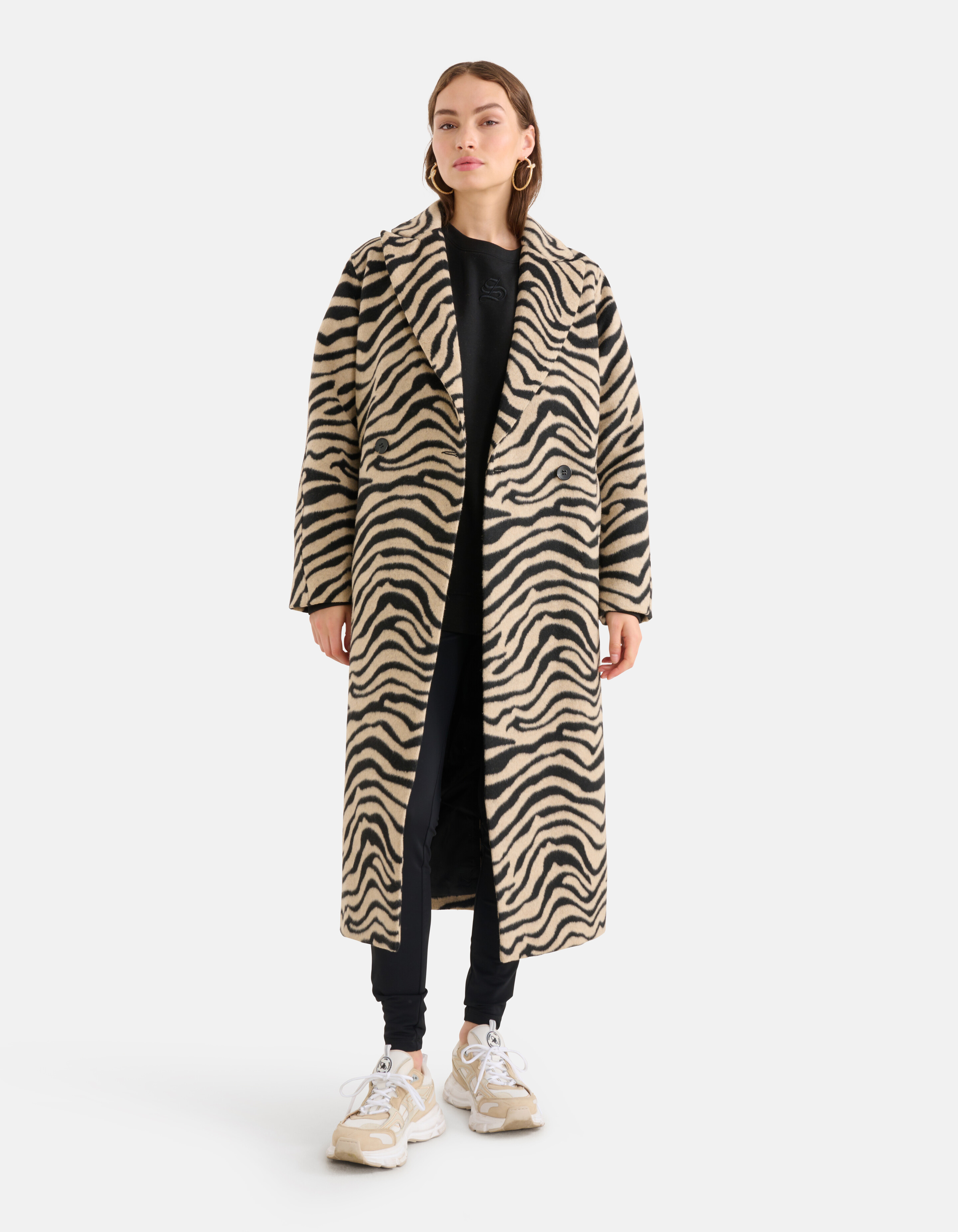Zebra Jas Zwart/Beige SHOEBY WOMEN