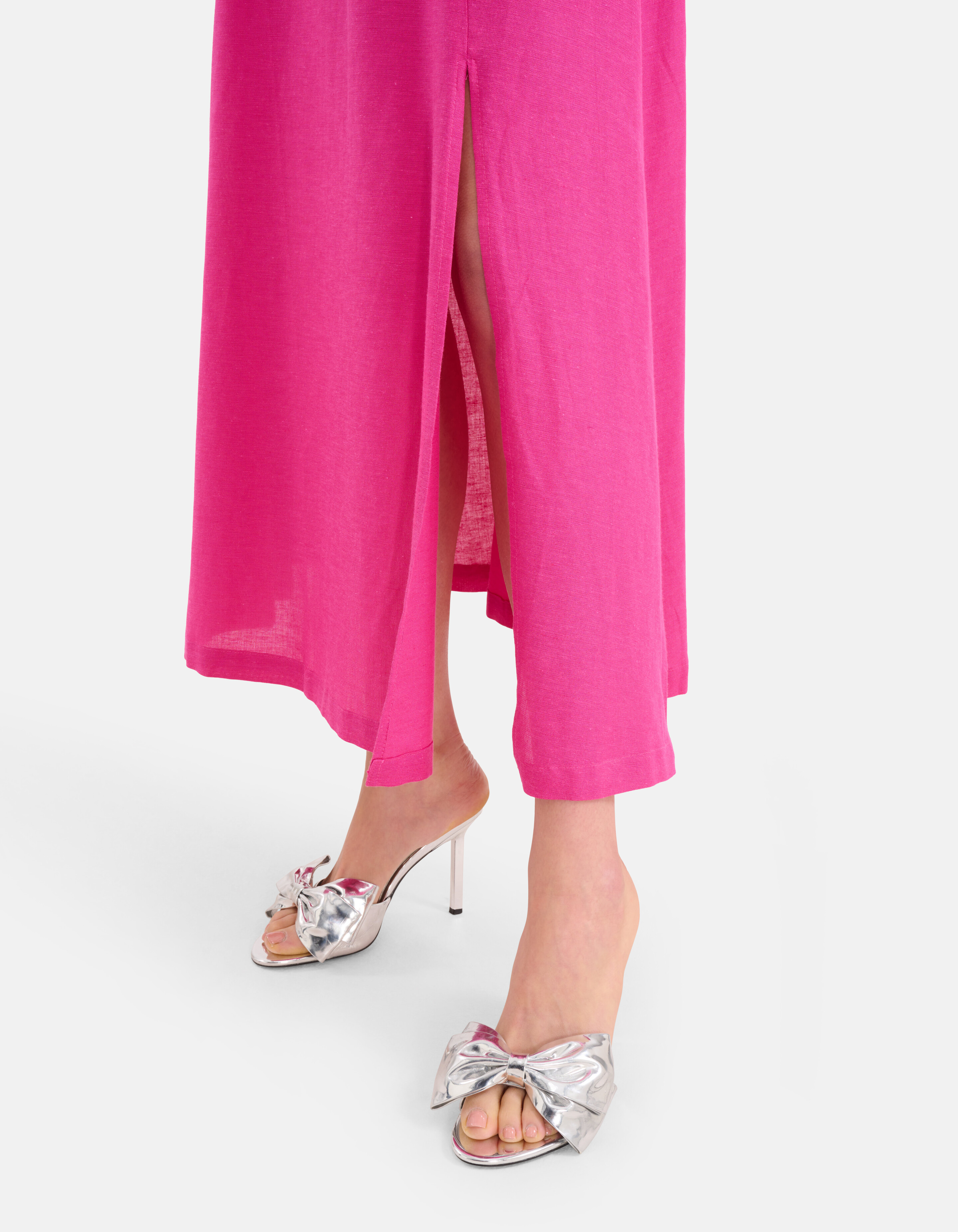 Linnen Maxi Rok Roze SHOEBY WOMEN