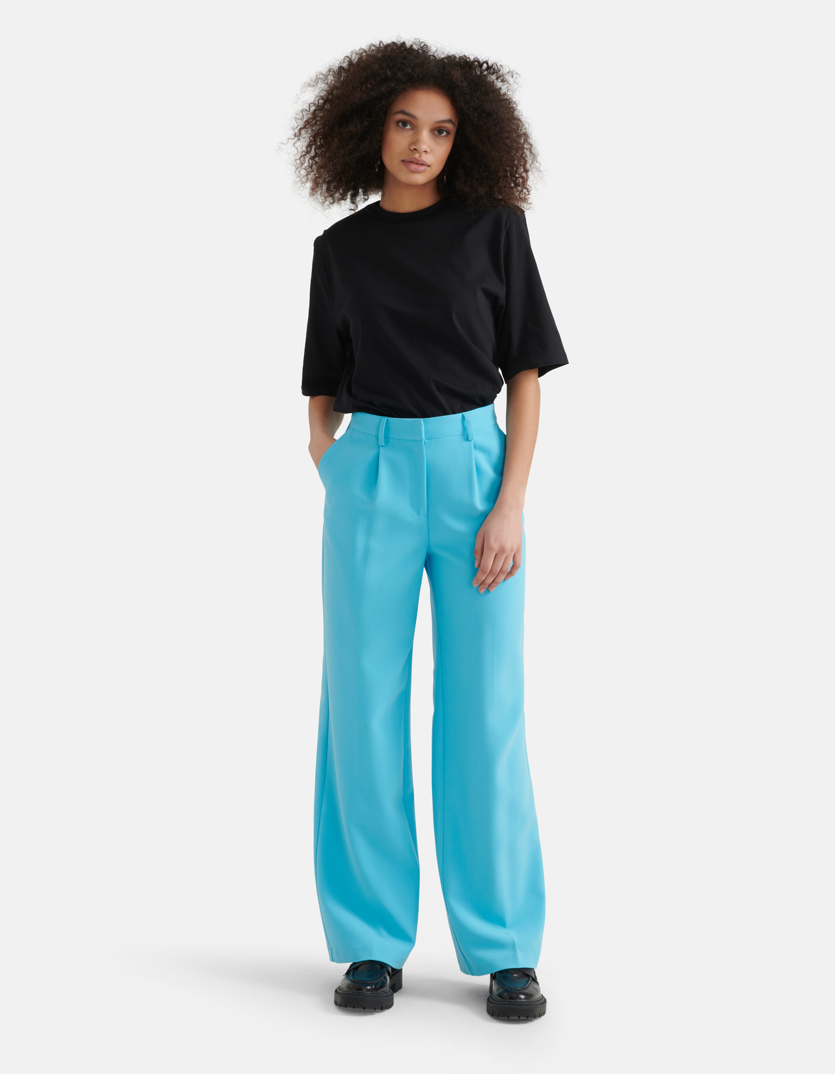 Schoudervulling T-shirt Zwart SHOEBY WOMEN