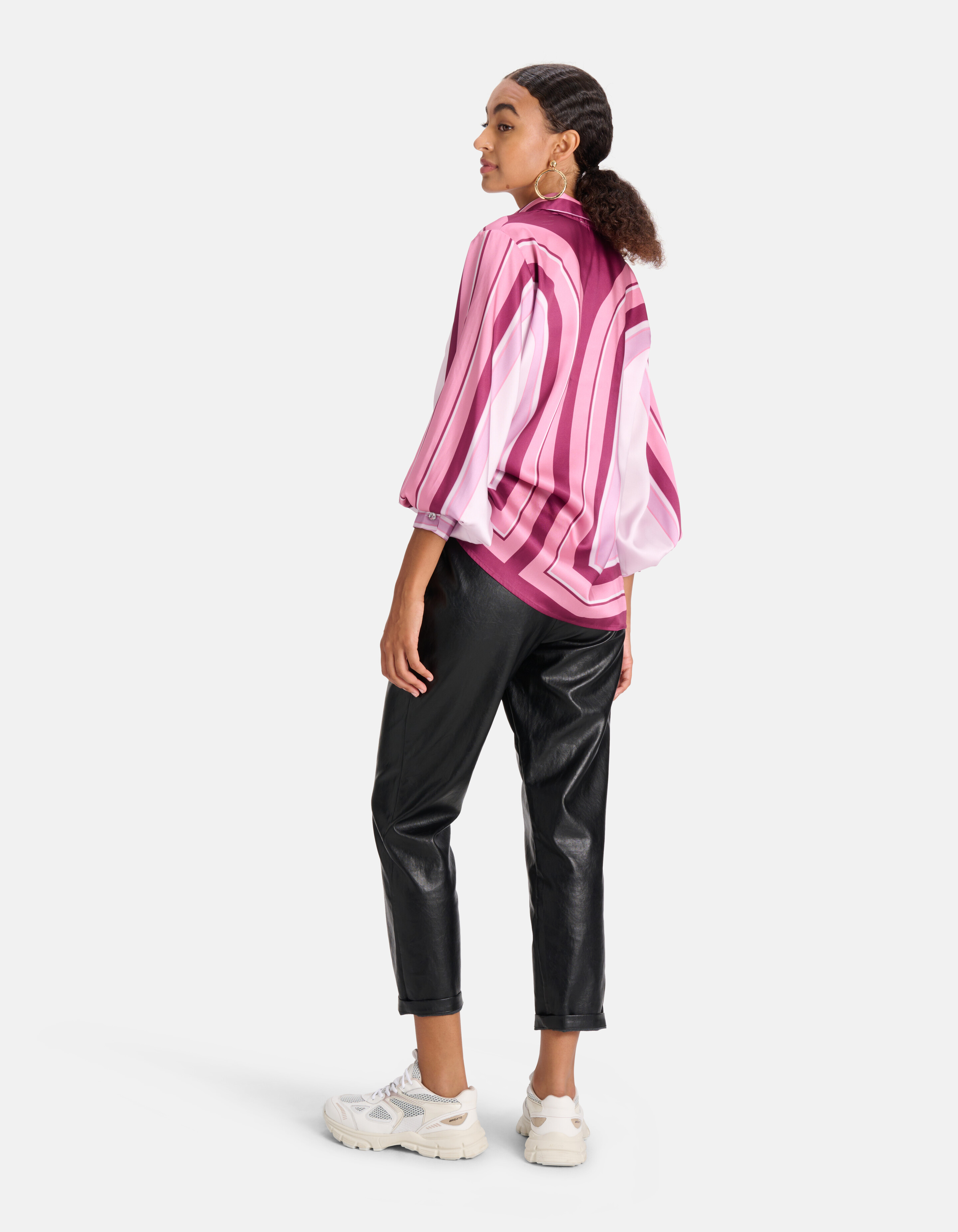 Gestreepte Blouse Roze SHOEBY WOMEN