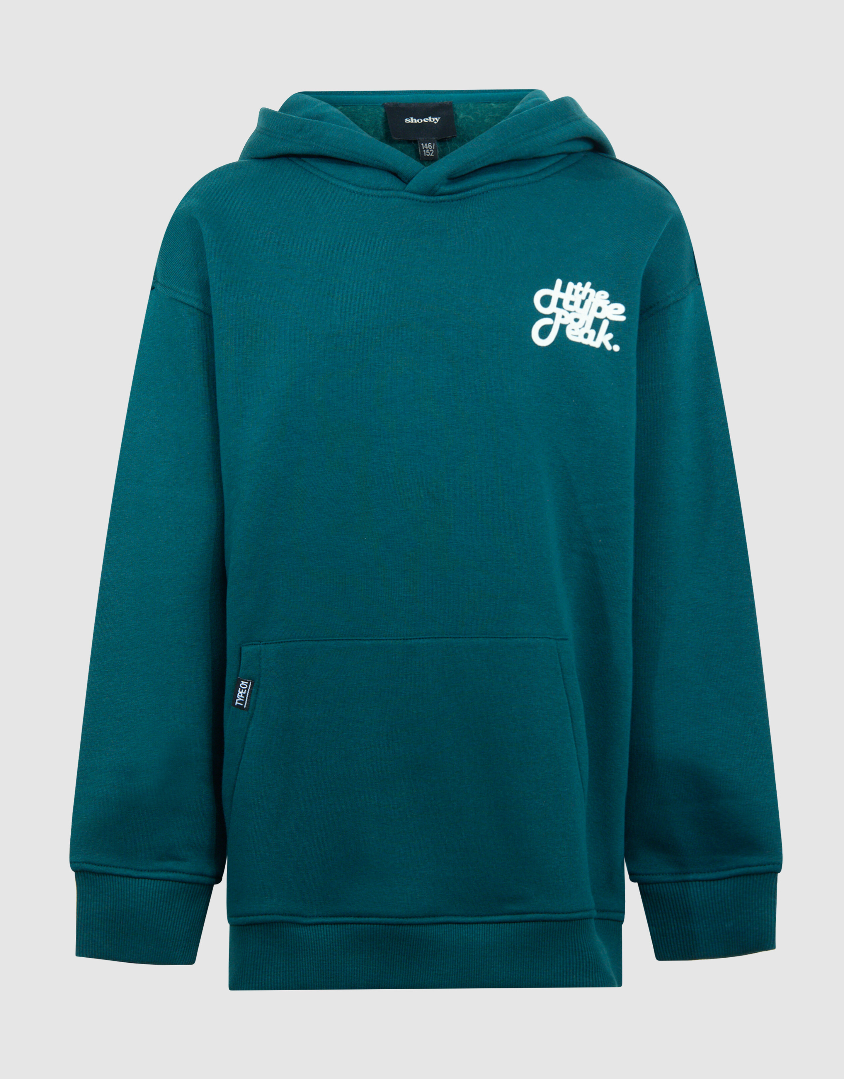 Hype Artwork Hoodie Donkergroen SHOEBY BOYS