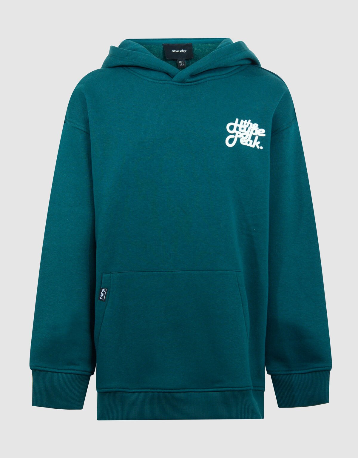 Hype Artwork Hoodie Donkergroen SHOEBY BOYS