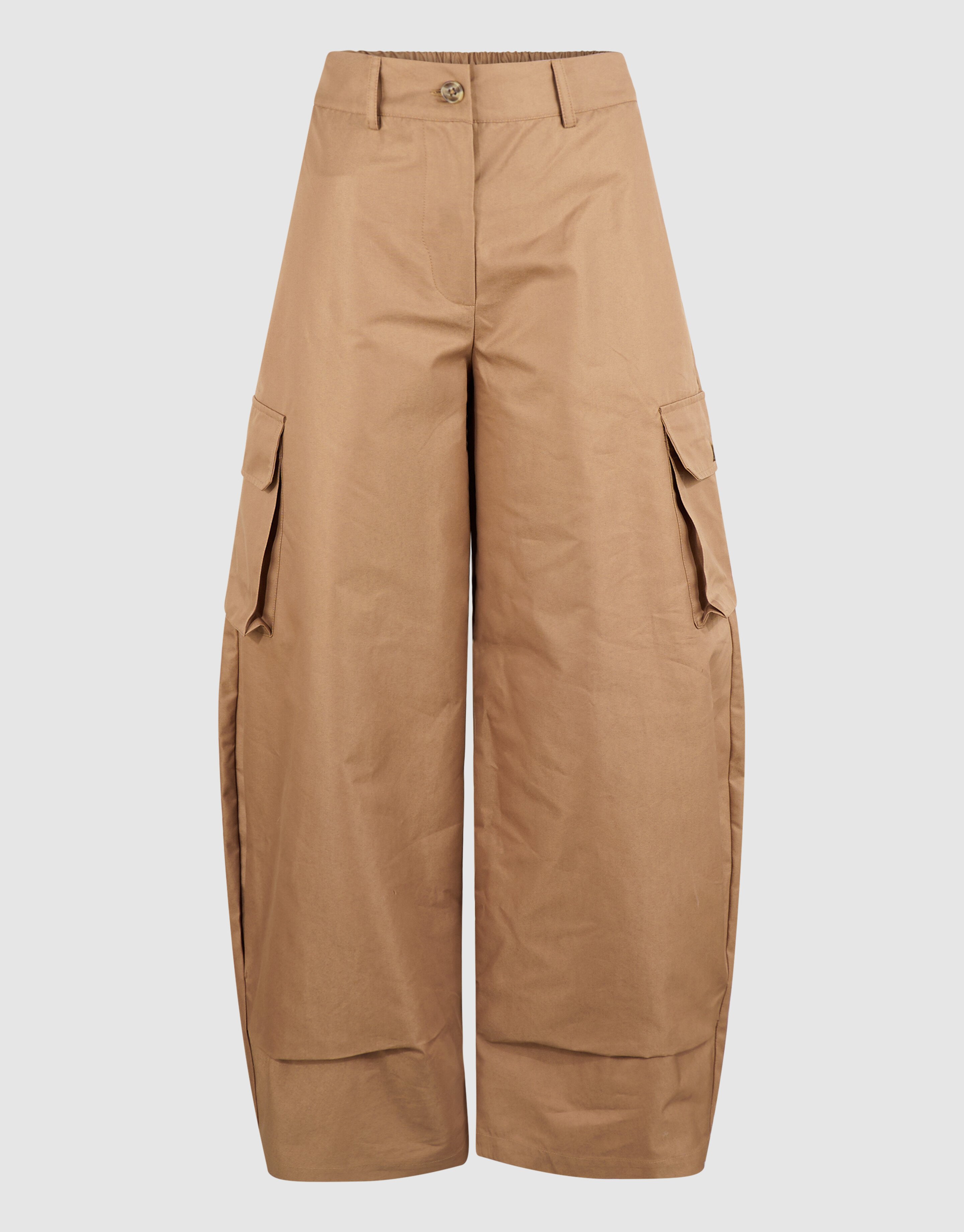 Cargo Barrel Fit Broek Zand SHOEBY WOMEN