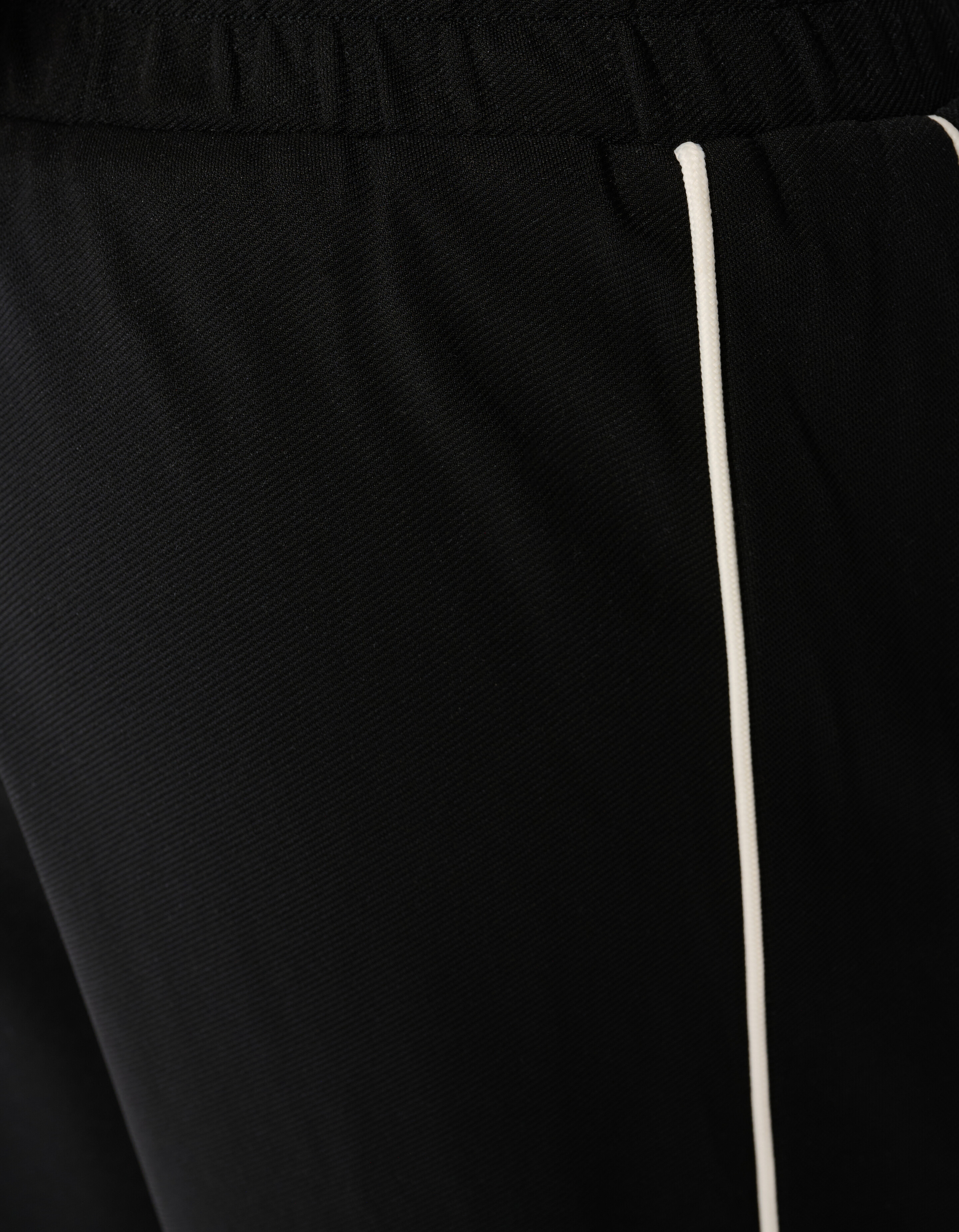 Piping Wide Leg Fit Broek Zwart SHOEBY GIRLS