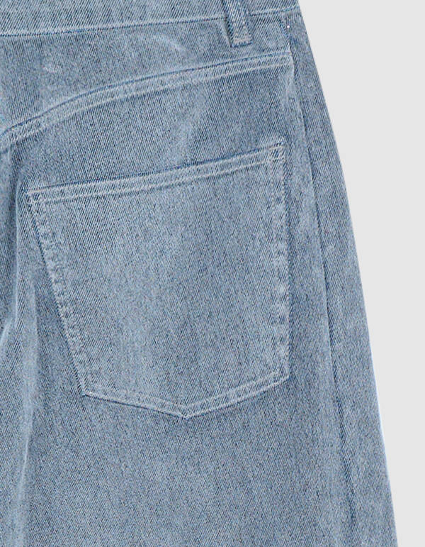 Velvet Barrel Fit Jeans Donkergrijs SHOEBY WOMEN