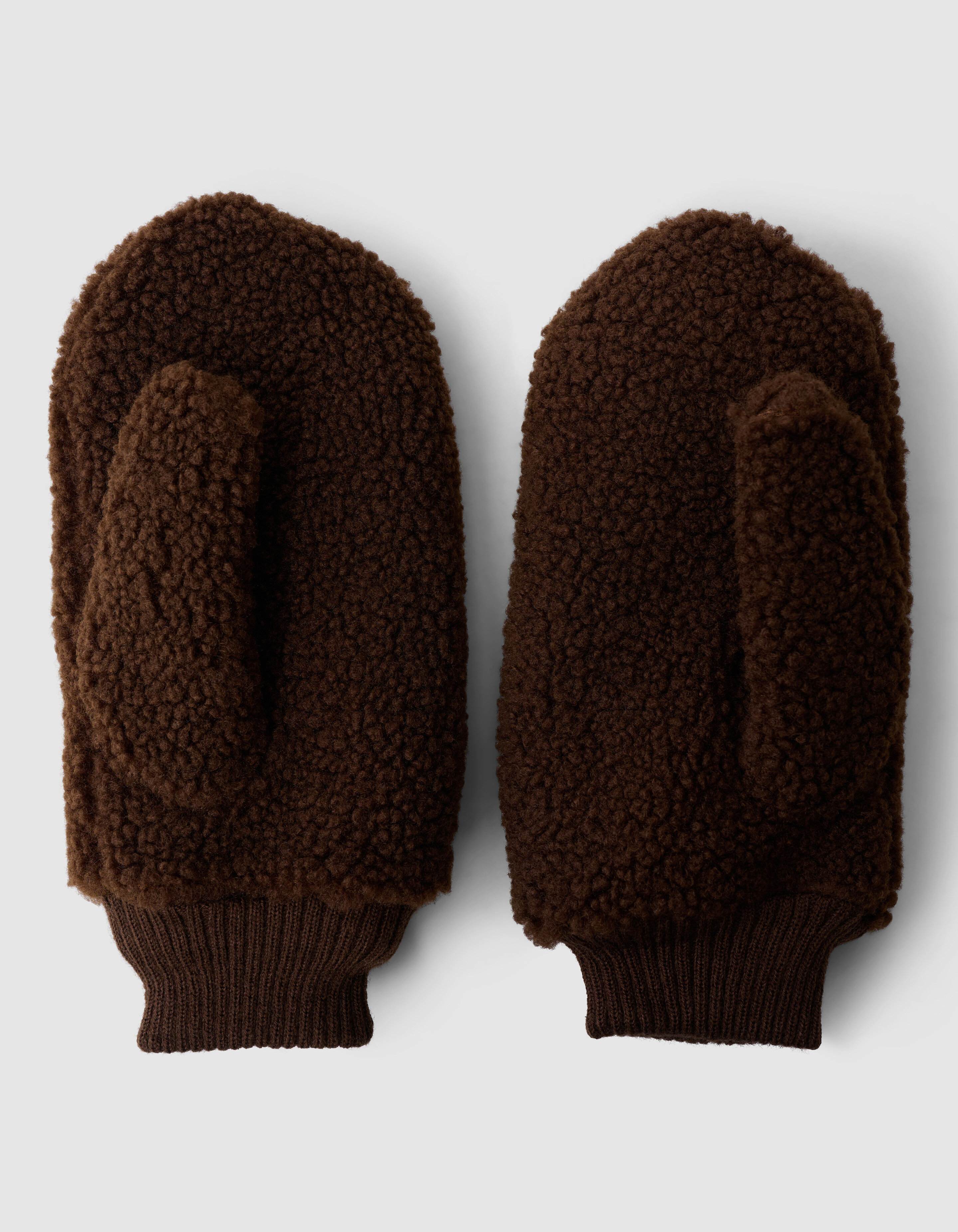 Teddy Wanten Donkerbruin SHOEBY ACCESSOIRES