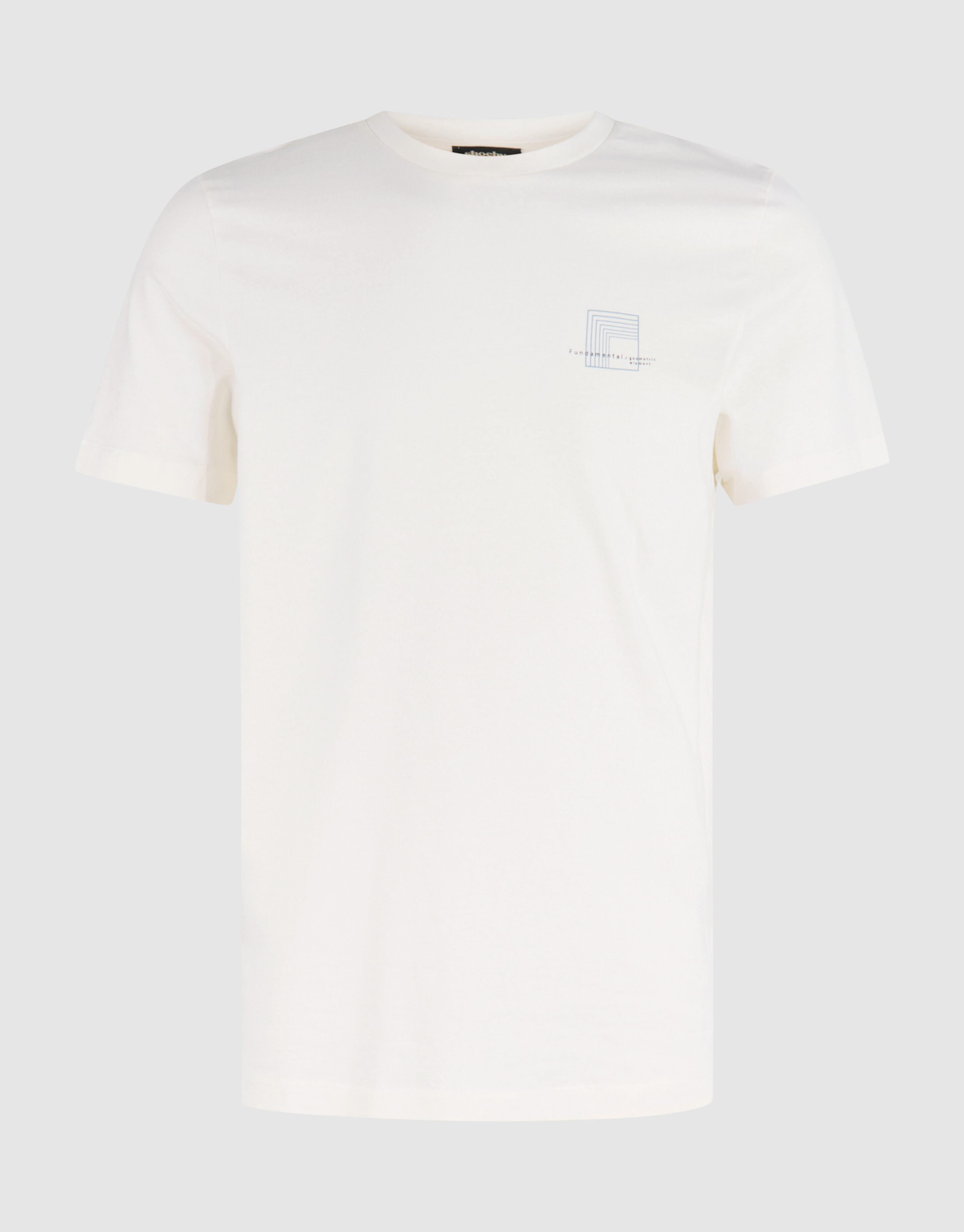 Tekst T-shirt Gebroken Wit SHOEBY MEN