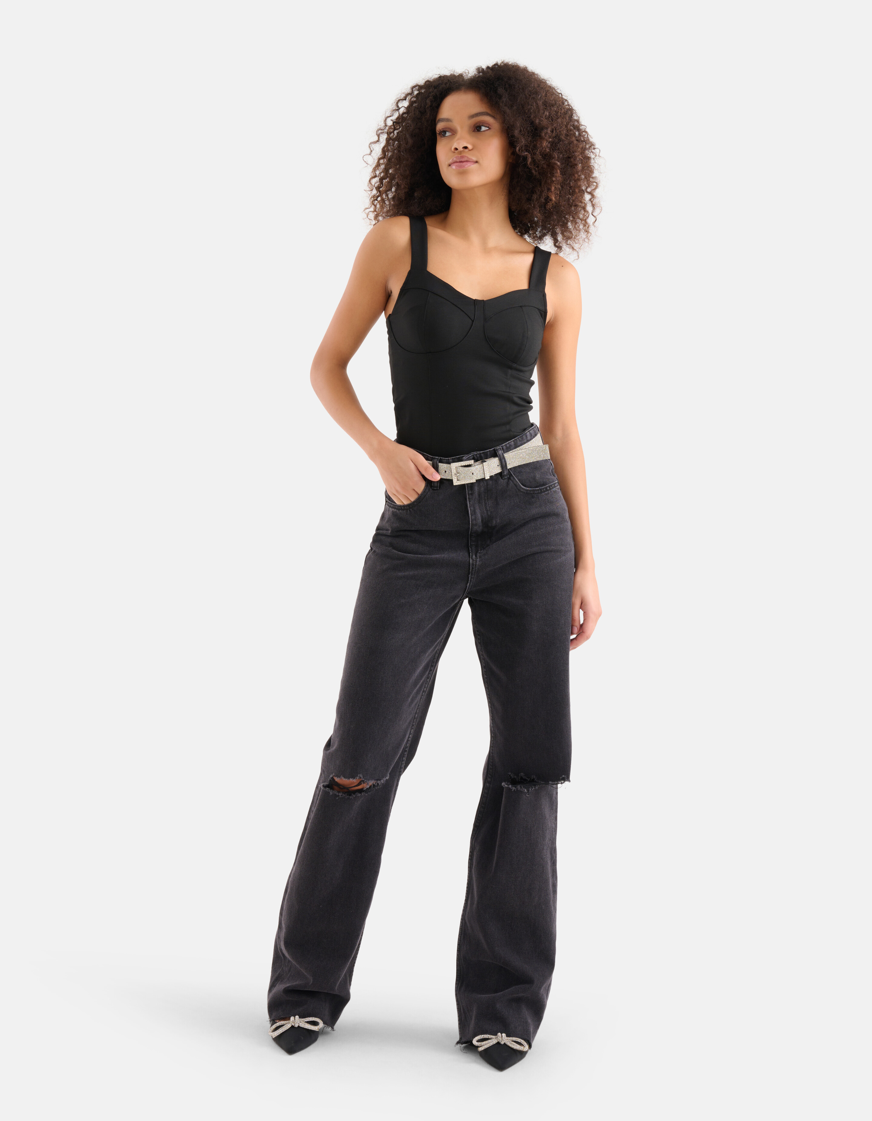 Bustier Top Zwart SHOEBY WOMEN