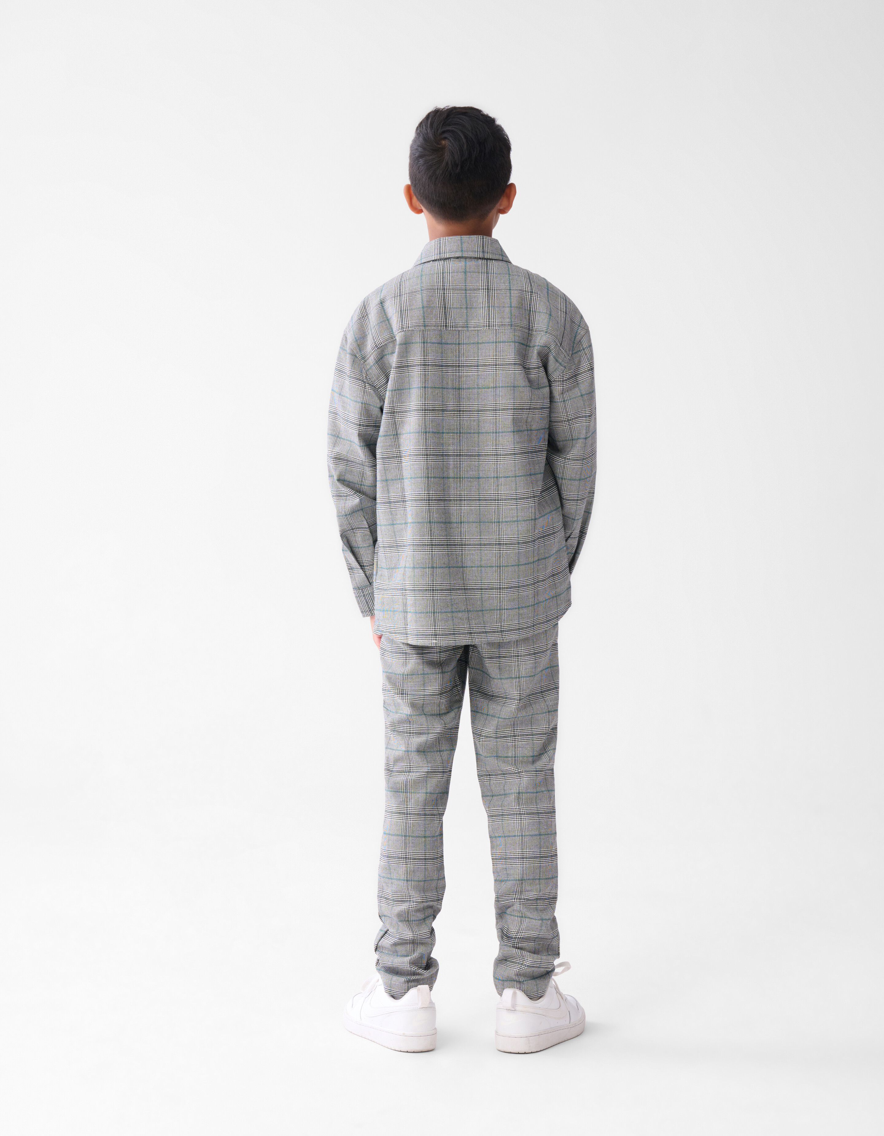 Ruiten Overshirt Grijs SHOEBY BOYS