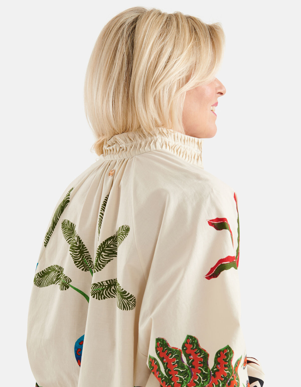 Printed Blouse Gebroken Wit By Lonneke SHOEBY WOMEN