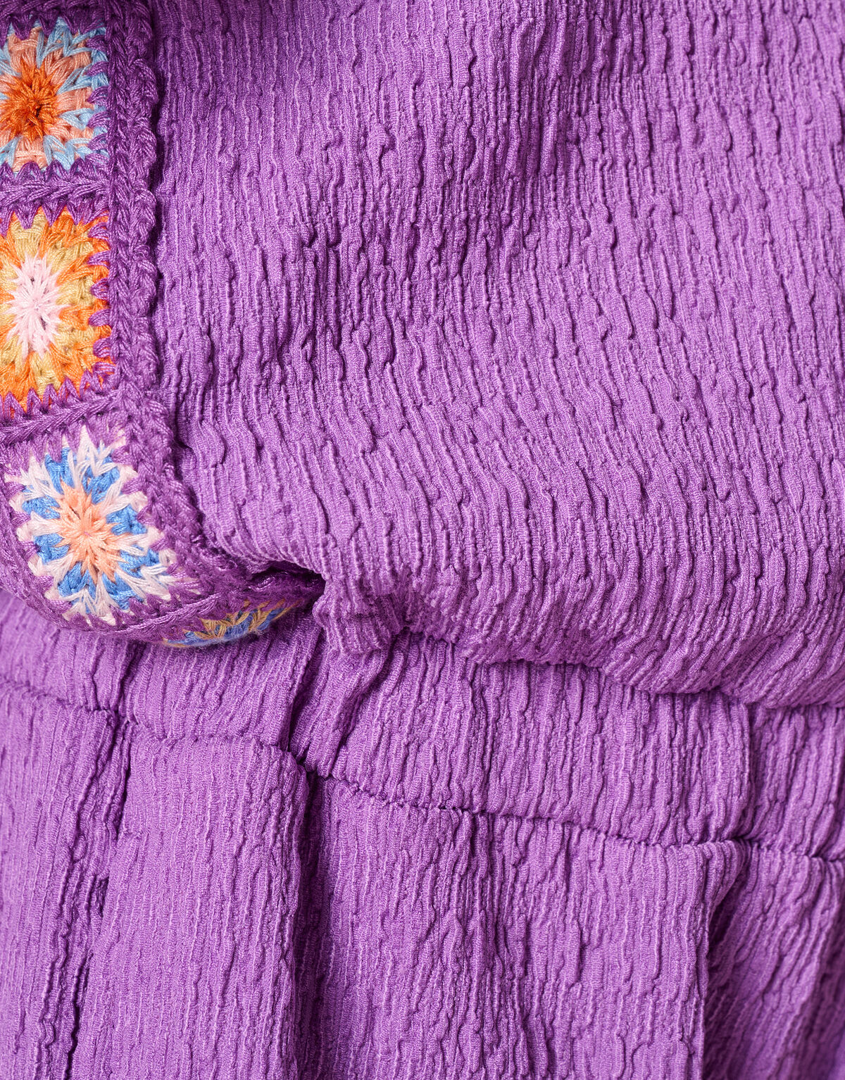 Crochet Jumpsuit Donkerpaars SHOEBY GIRLS