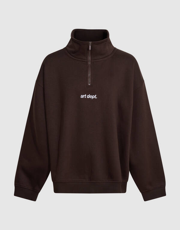 Art Dept Sweater Donkerbruin SHOEBY BOYS