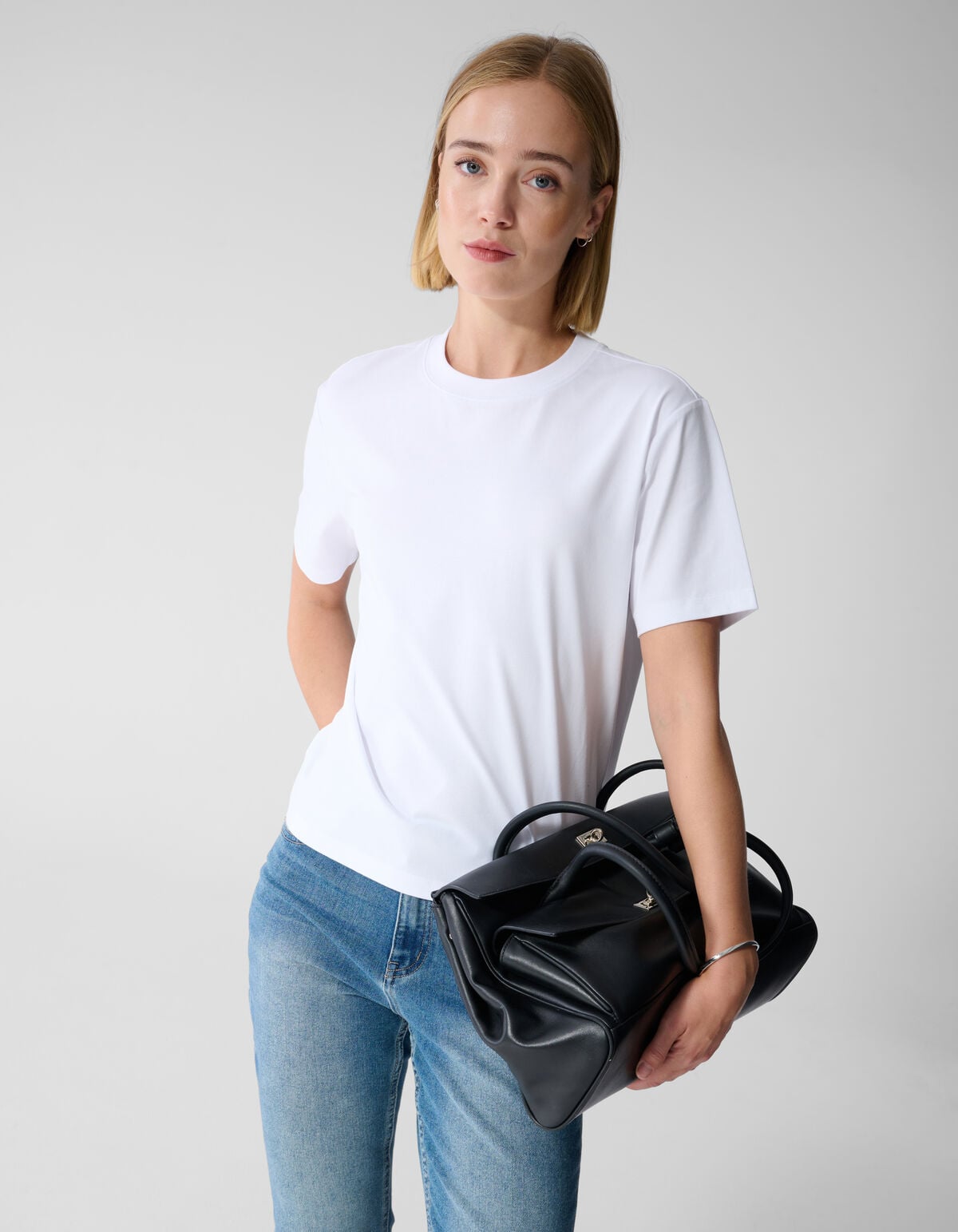 Basis T-shirt Wit By Lonneke SHOEBY WOMEN