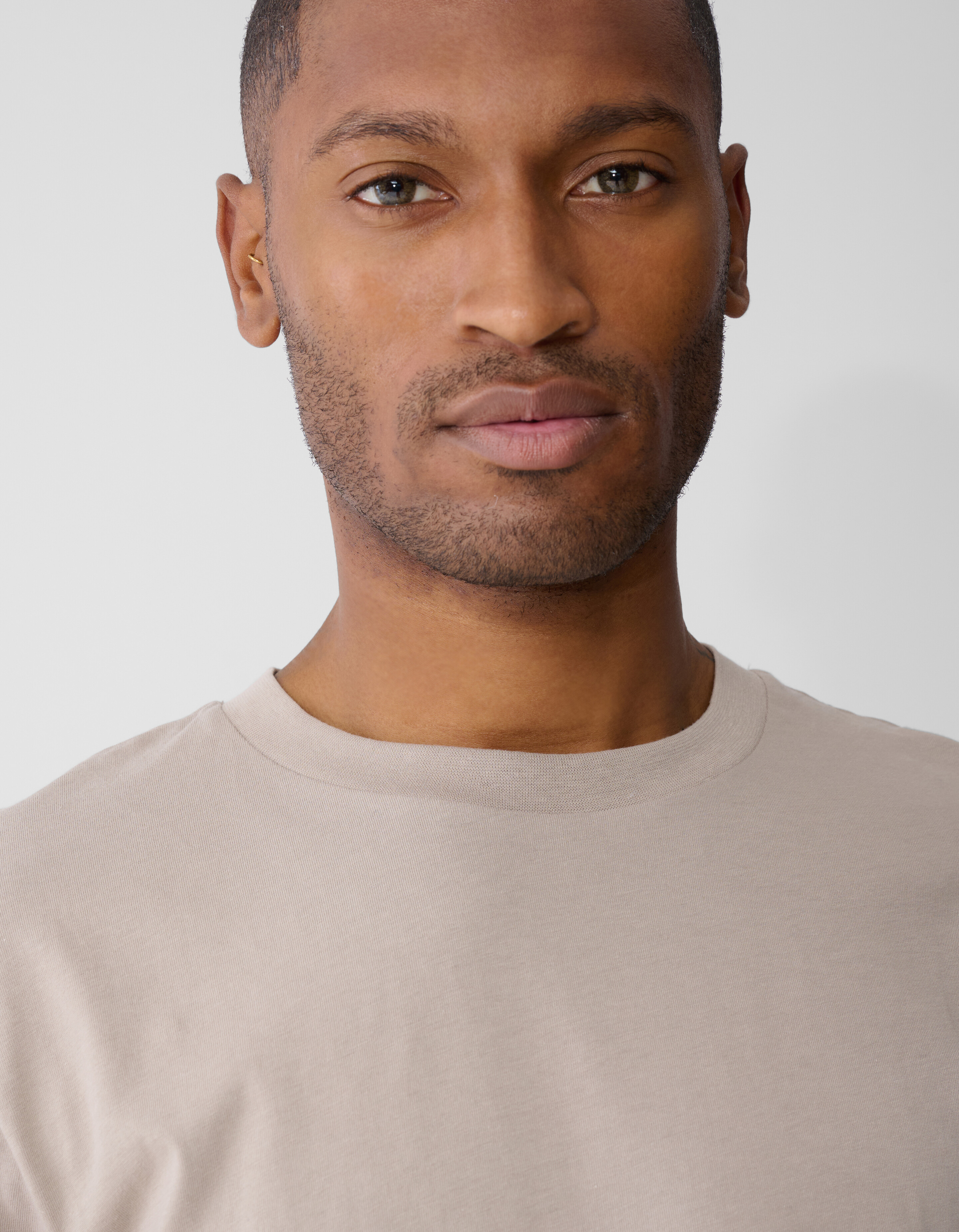 Fading Circle Artwork T-shirt Lichtbruin SHOEBY MEN