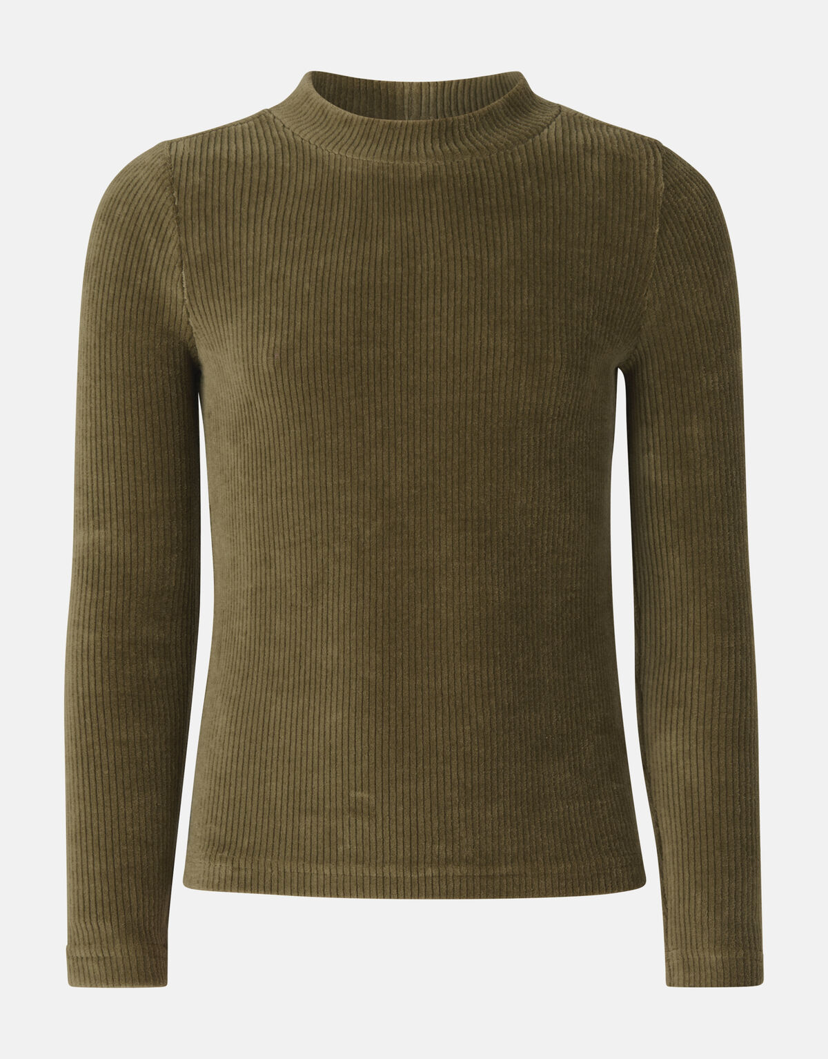 Ribstof Top Donkergroen SHOEBY GIRLS