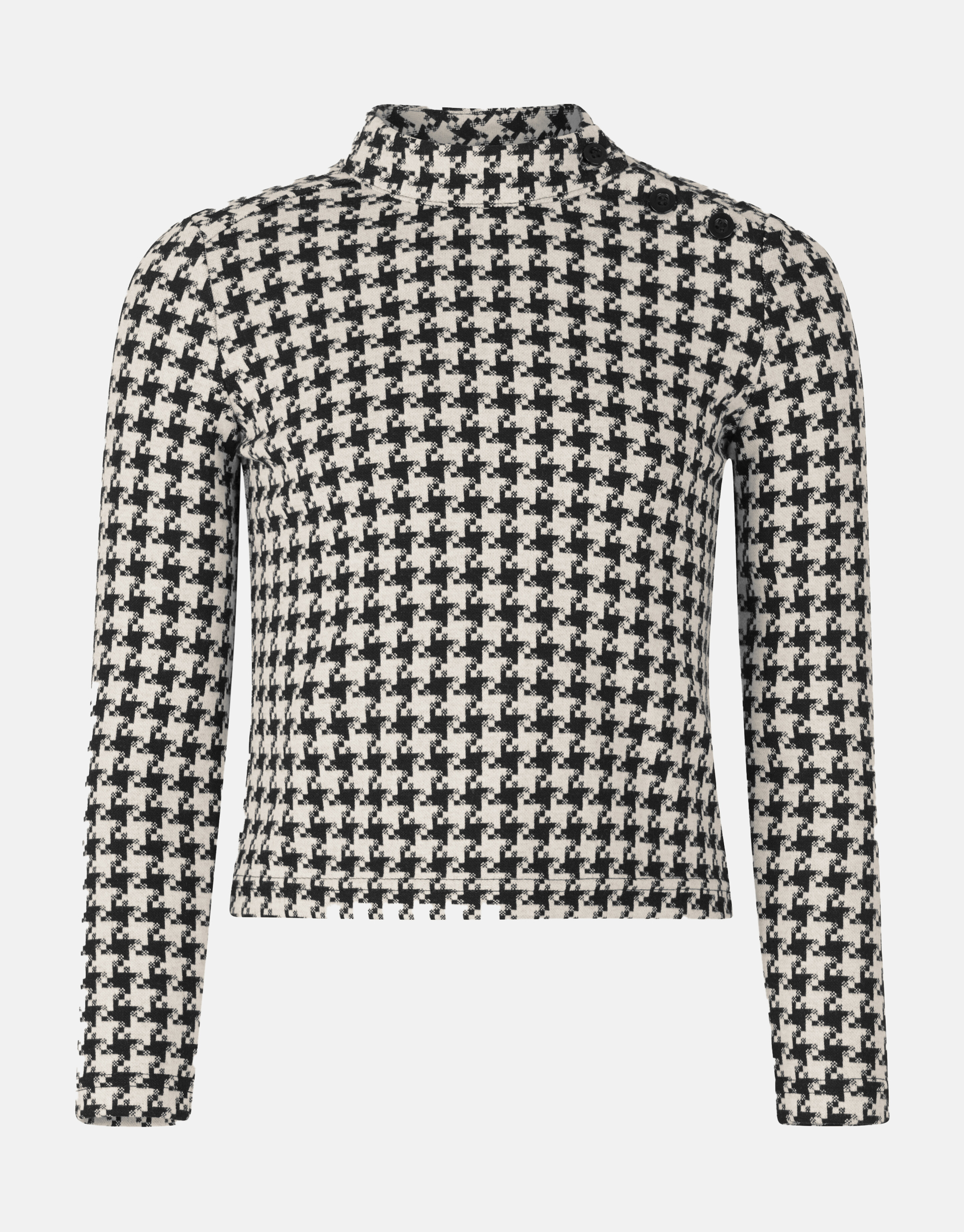 Pied-De-Poule Top Zwart/Wit SHOEBY GIRLS