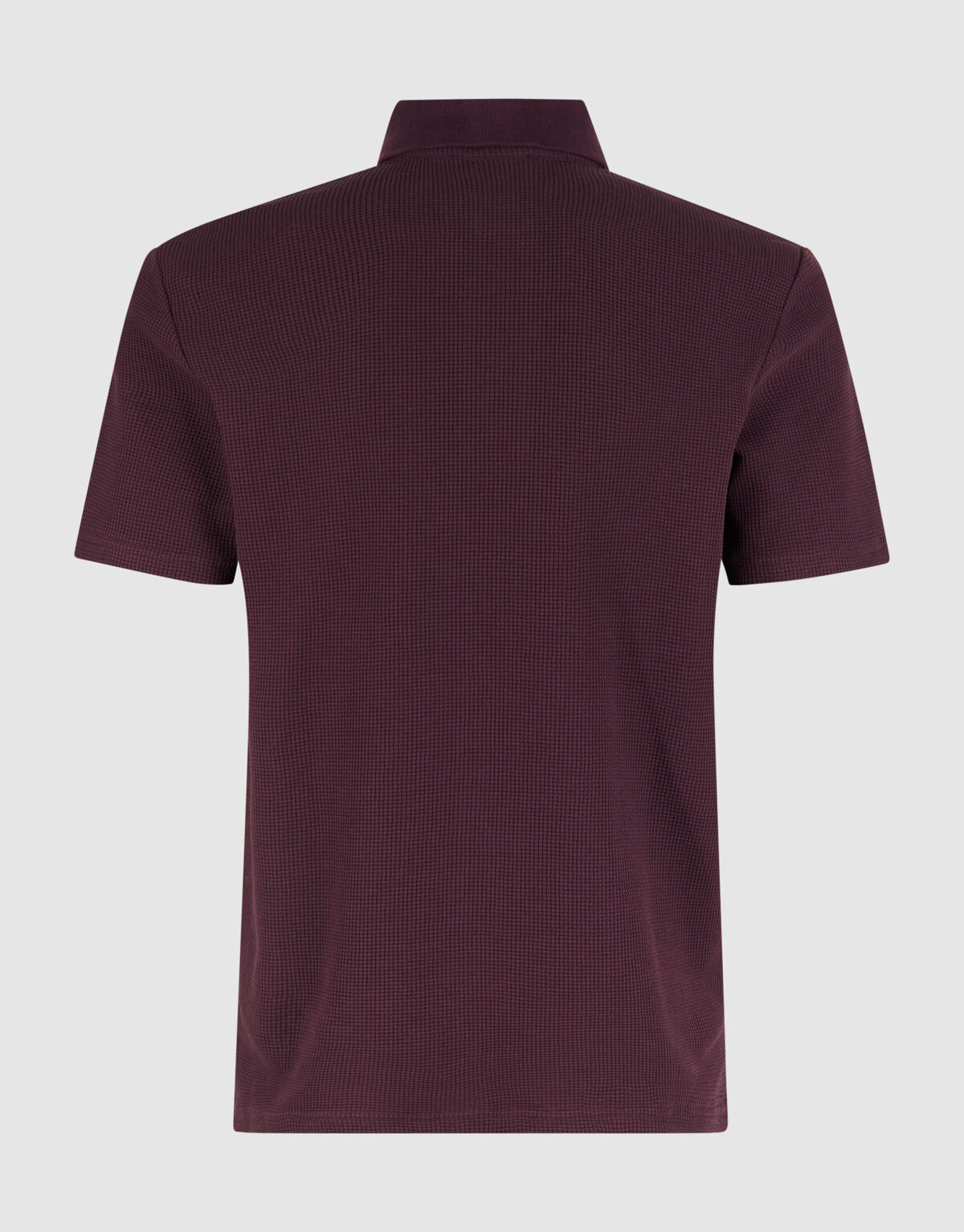 Structuur Polo Donkerrood SHOEBY MEN