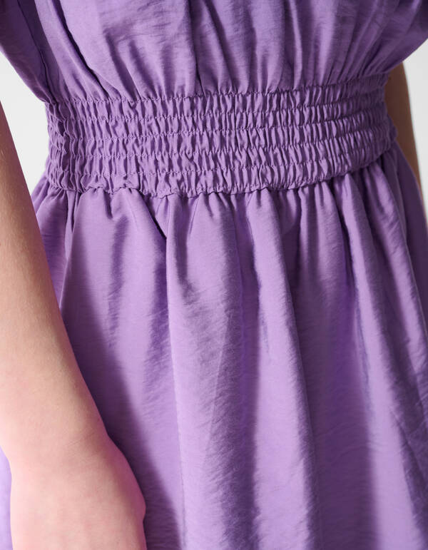 Smock Mini Jurk Paars SHOEBY GIRLS
