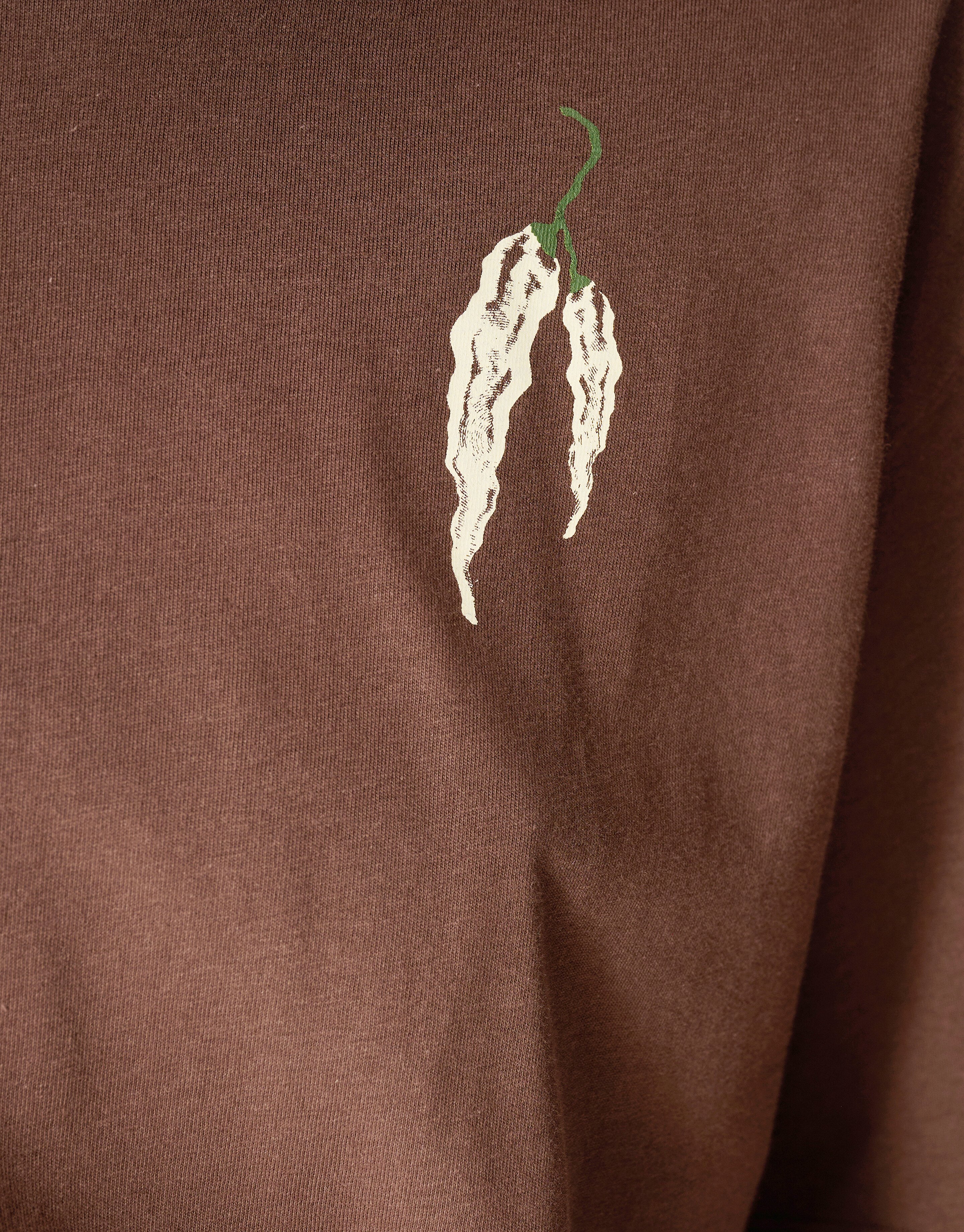 Pepper Artwork T-shirt Bruin SHOEBY WOMEN