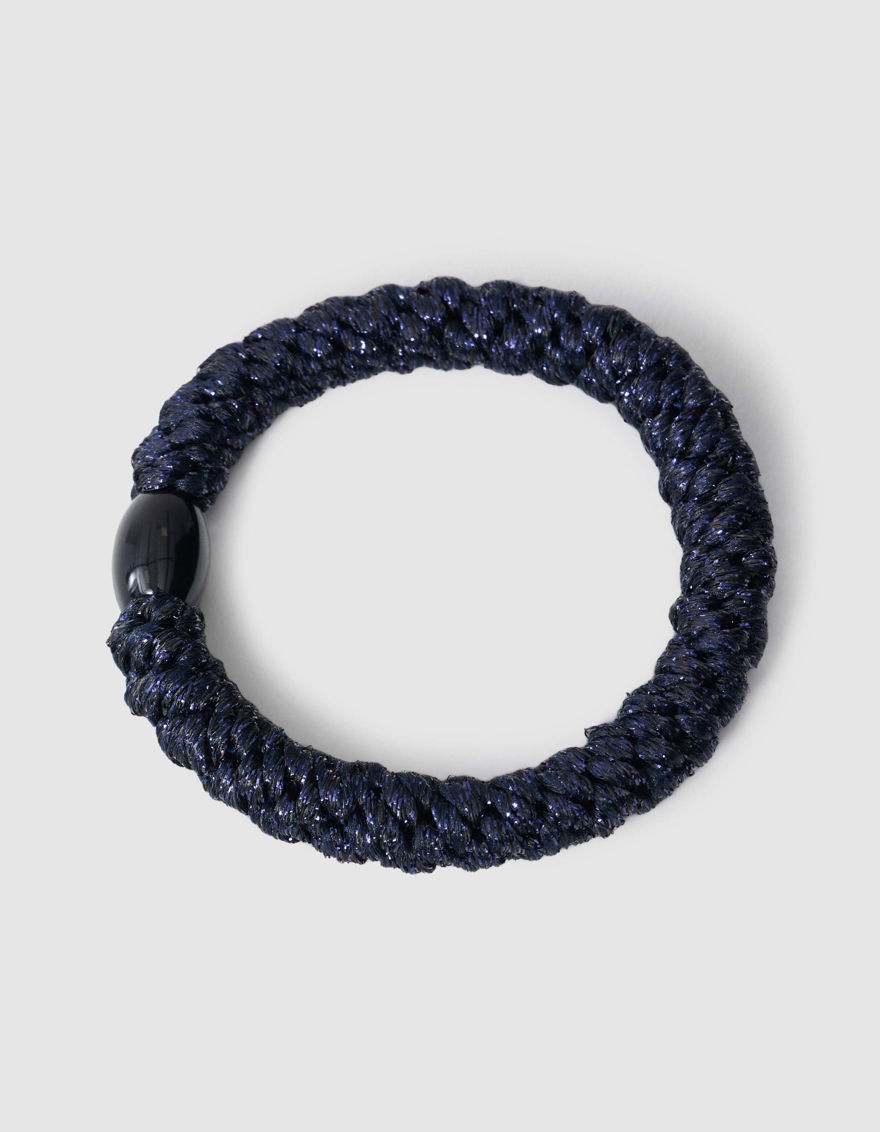 Lurex Haarelastiek Donkerblauw SHOEBY ACCESSOIRES