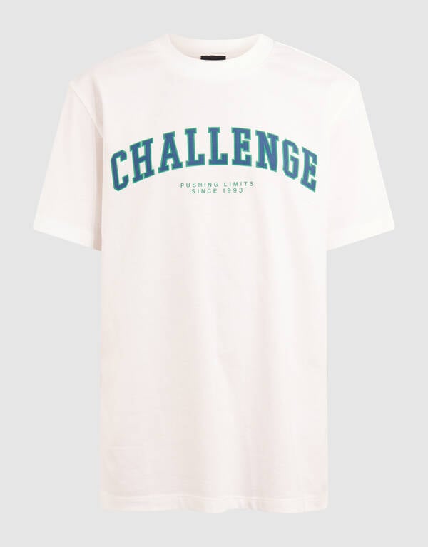 Challenge Artwork T-shirt Wit SHOEBY BOYS
