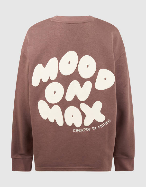Mood Artwork Sweater Bruin SHOEBY BOYS