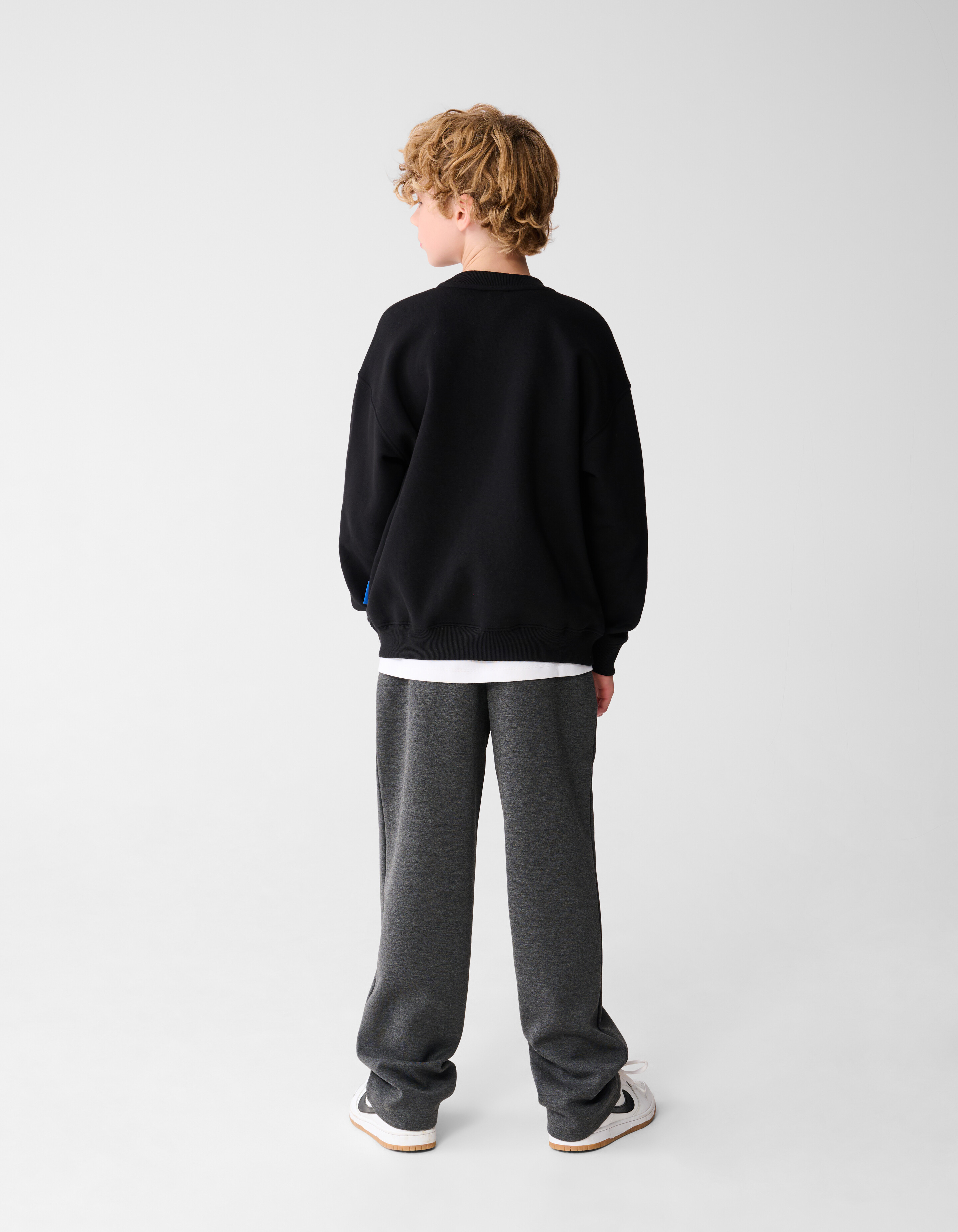 Nature Tekst Sweater Zwart SHOEBY BOYS