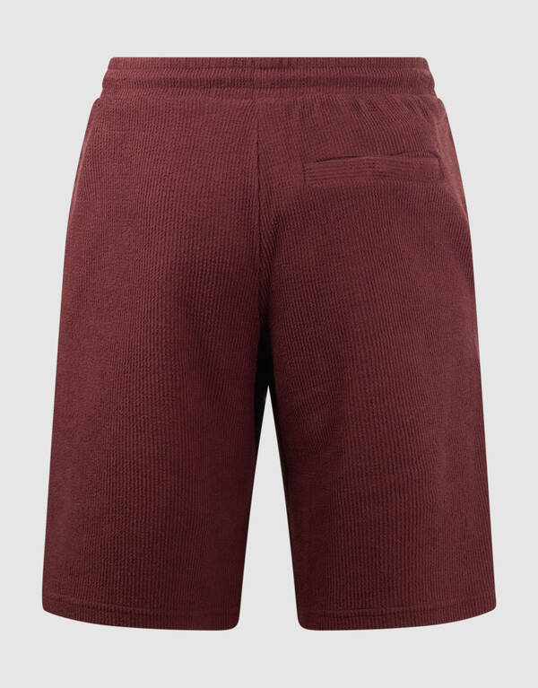 Rib Short Donkerrood SHOEBY MEN