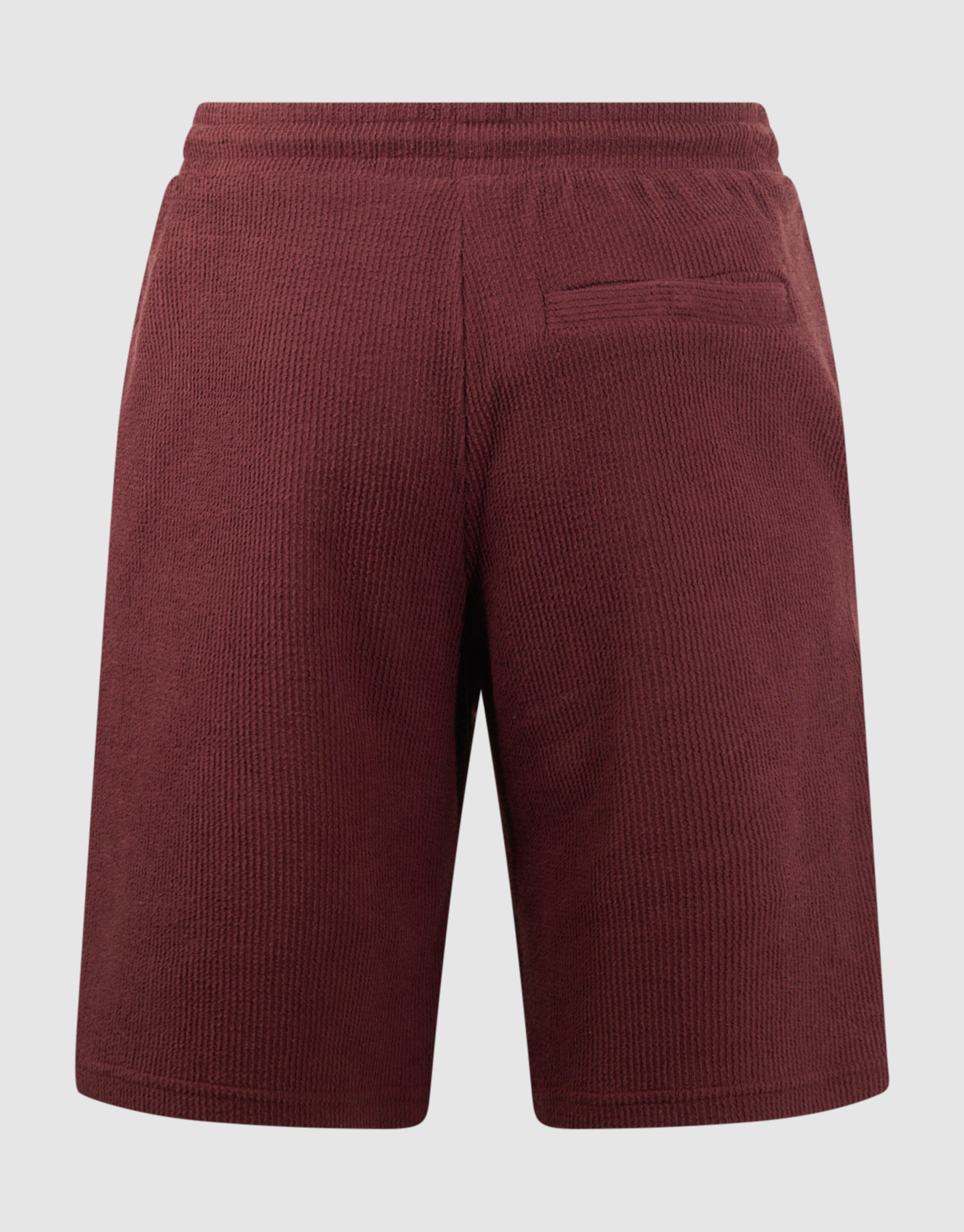 Rib Short Donkerrood SHOEBY MEN