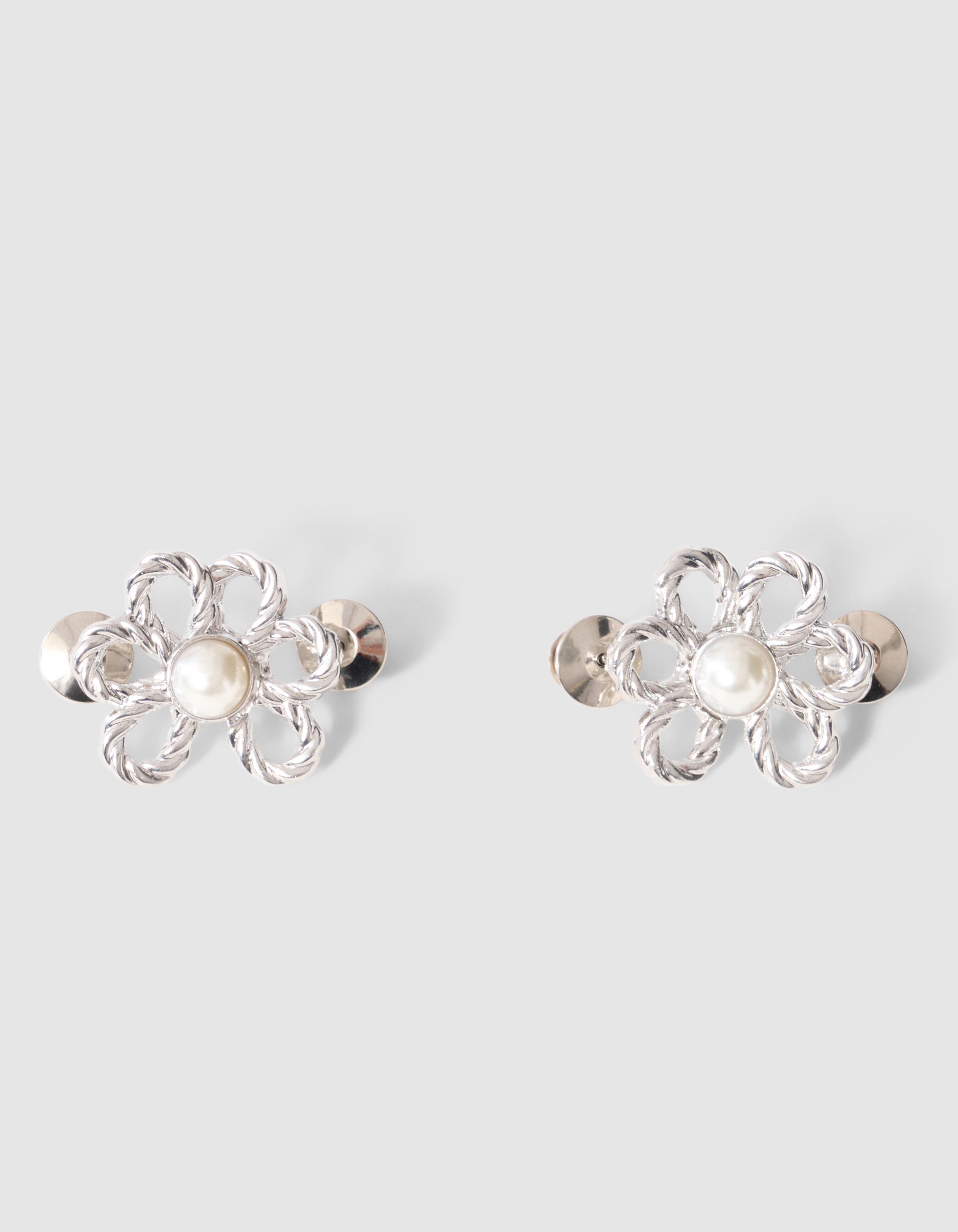 Flower Jeans Pins Zilver SHOEBY ACCESSOIRES