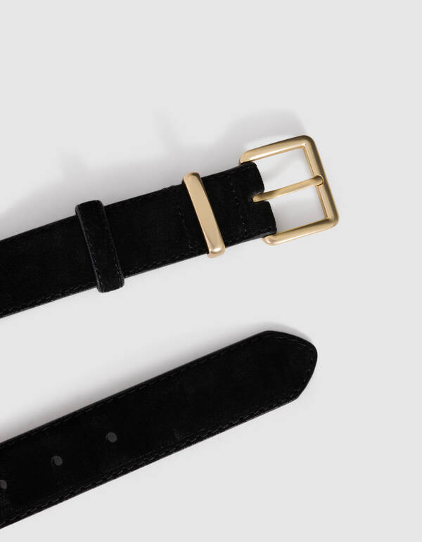 Suede Riem Zwart By Lonneke SHOEBY ACCESSOIRES