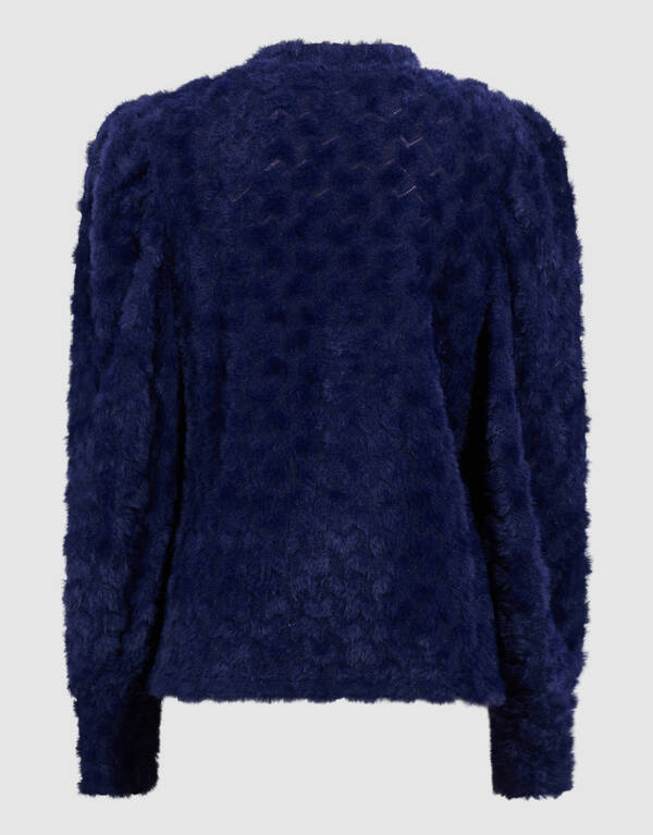 Fluffy Top Donkerblauw SHOEBY GIRLS