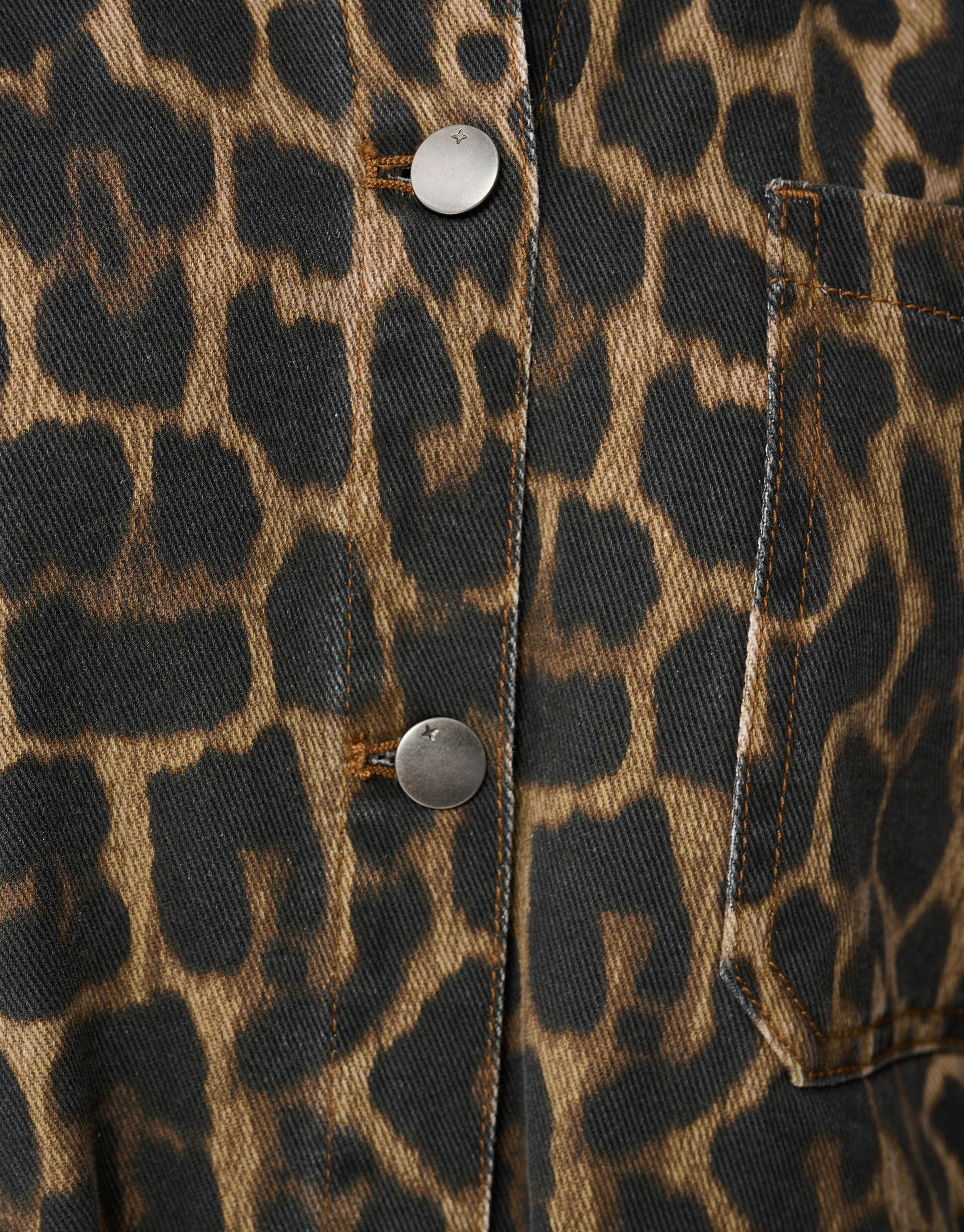 Jaguar Denim Blouse Bruin SHOEBY WOMEN