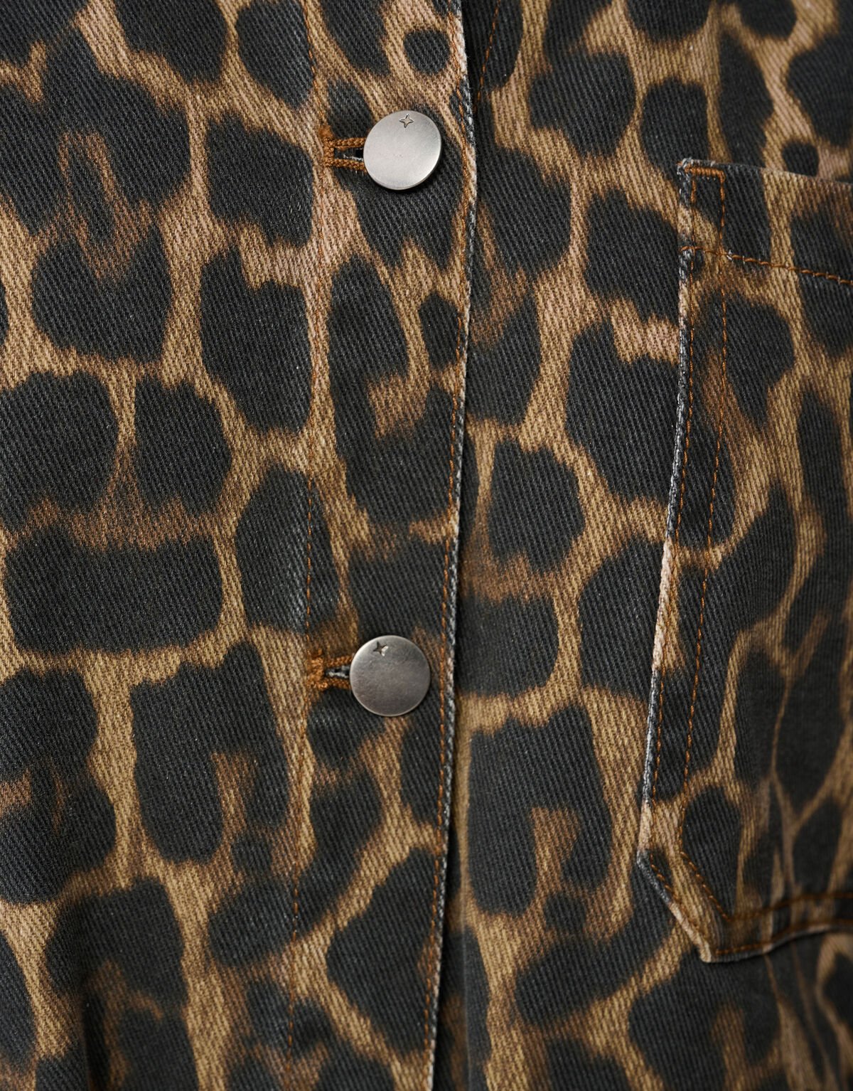 Jaguar Denim Blouse Bruin SHOEBY WOMEN
