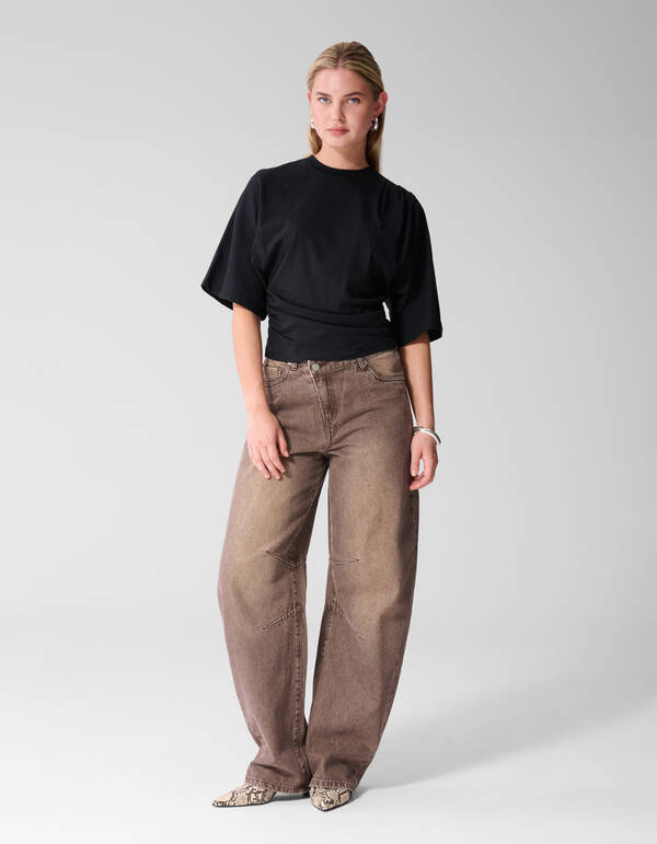 Drape Top Zwart SHOEBY WOMEN