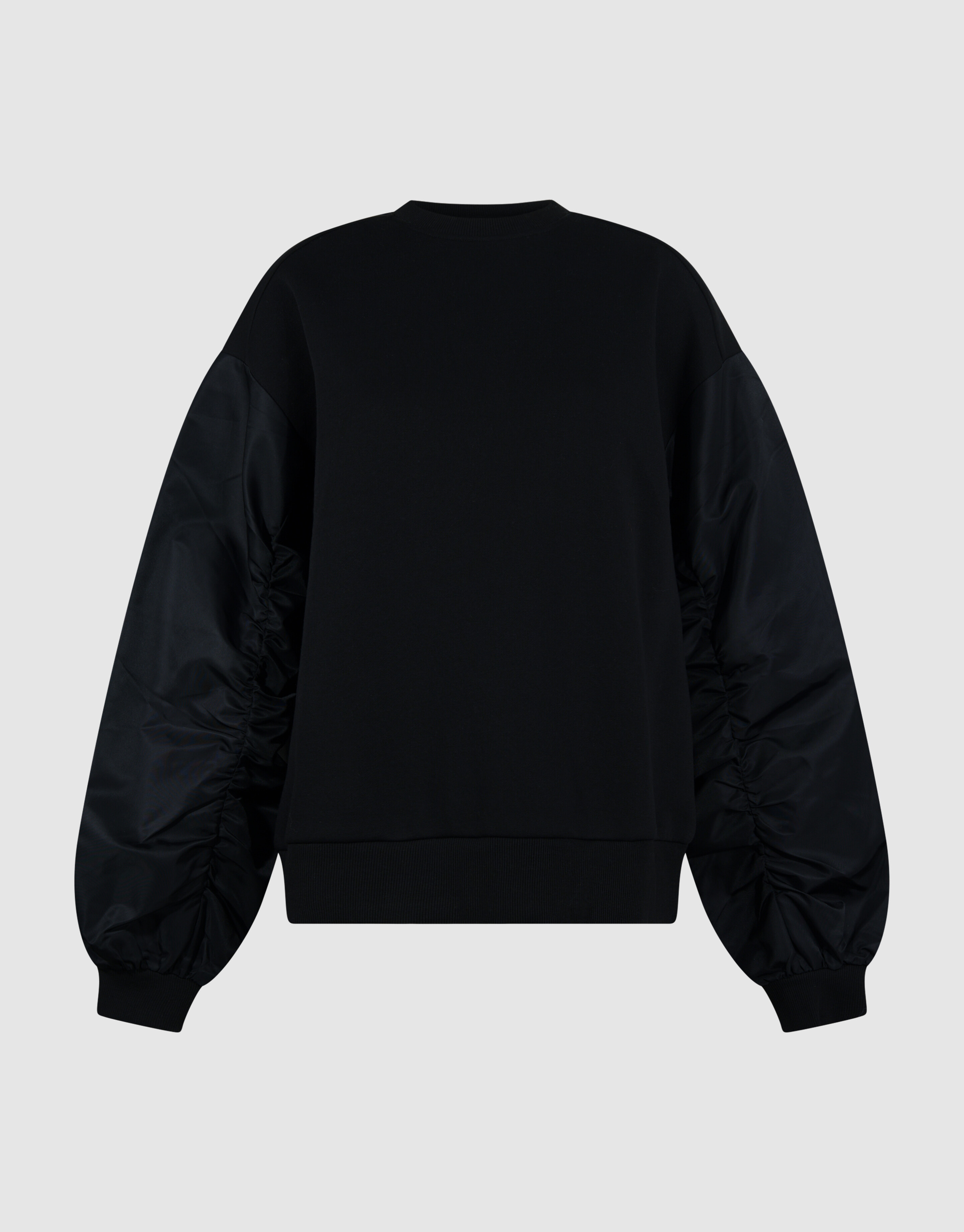 Satijnen Mix Sweater Zwart SHOEBY WOMEN