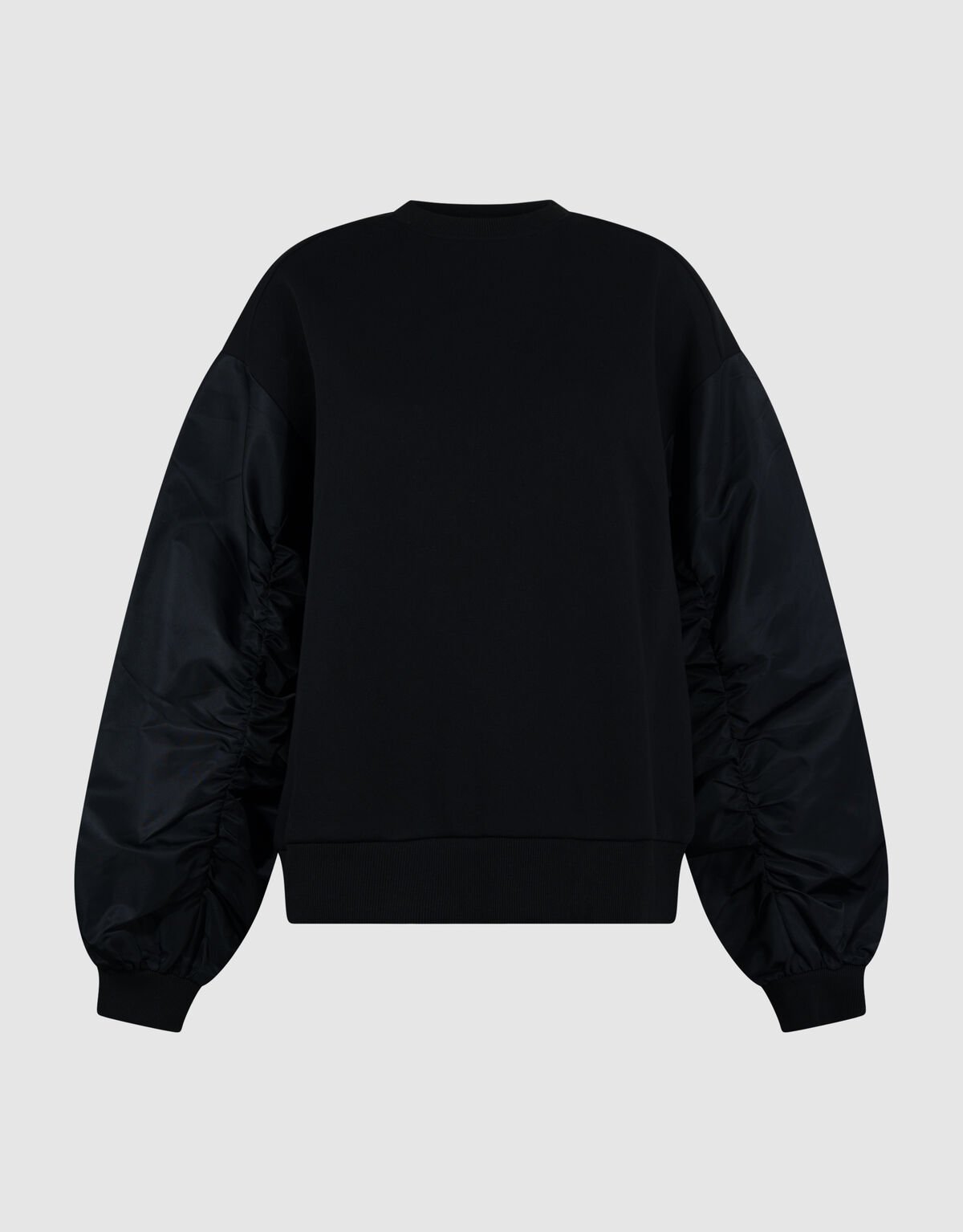 Satijnen Mix Sweater Zwart SHOEBY WOMEN